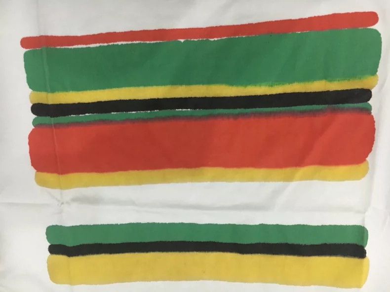 Loewe LOEWE Spring and summer color striped Logo short sleeves Size M / US 6-8 / IT 42-44 - 5 Thumbnail