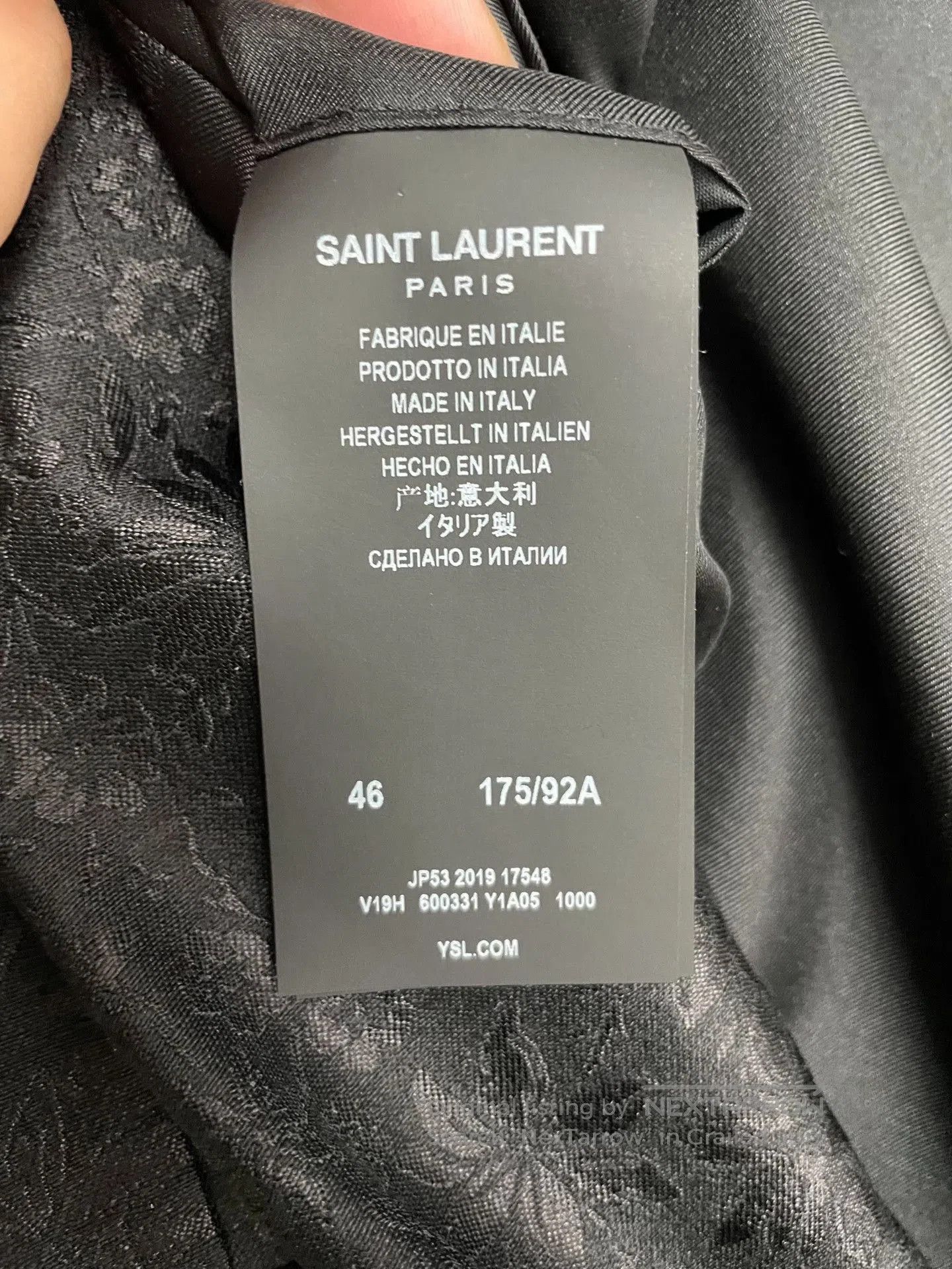 Saint Laurent Paris Saint Laurent 20SS Runway Black Silk Blazer. Size US S / EU 44-46 / 1 - 4 Thumbnail