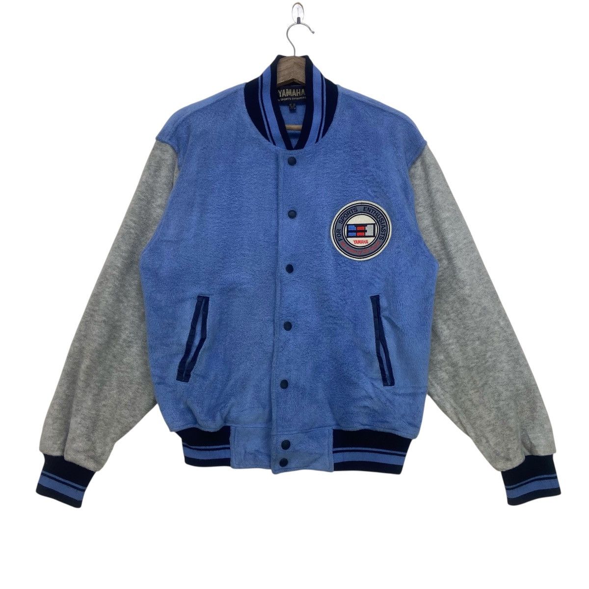 Gear for Sports Vintage Yamaha Sports Enthusiasts Fleece Varsity Jacket Size US S / EU 44-46 / 1 - 1 Thumbnail