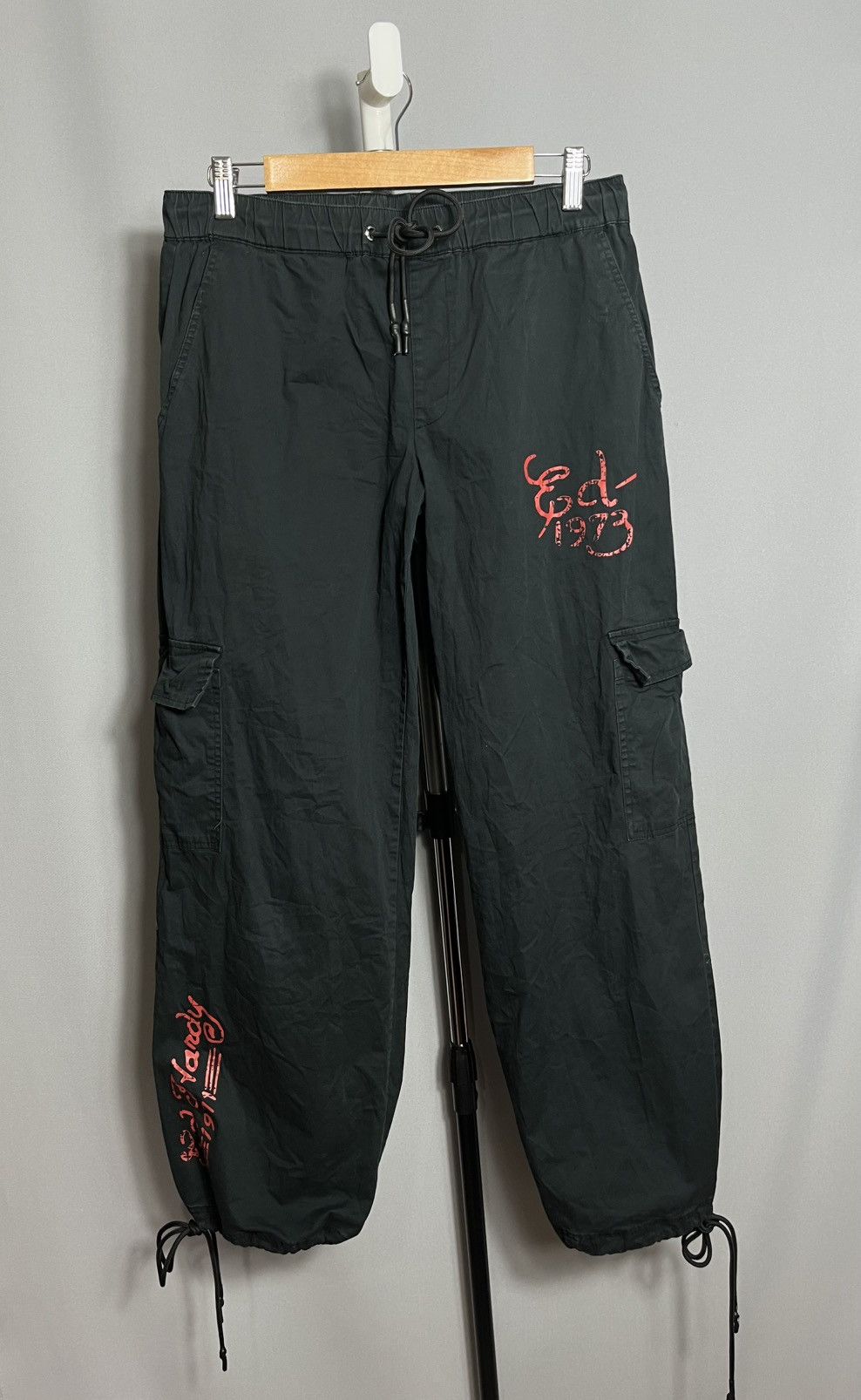 Ed Hardy Ed Hardy Urban Outfitters Cargo Pants Embroidered Cotton Size 28" / US 6 / IT 42 - 3 Thumbnail