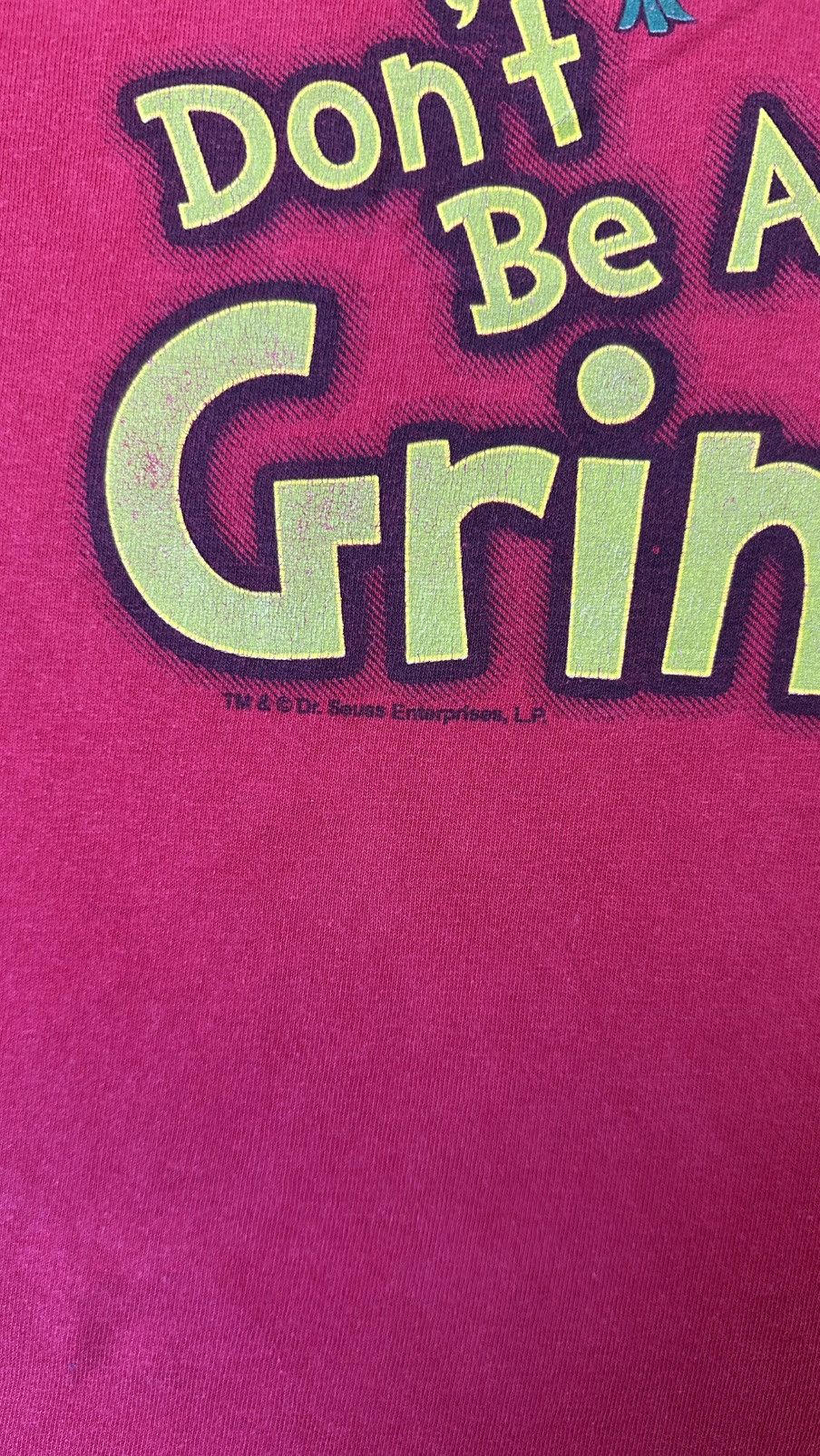 Vintage VINTAGE GRINCH DR.SEUSS TEE Size US L / EU 52-54 / 3 - 5 Thumbnail