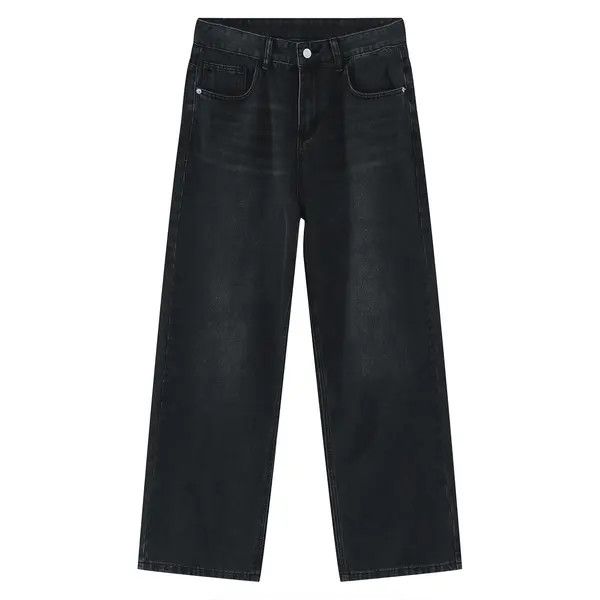 VIBE Straight black and gray wide leg jeans Size US 32 / EU 48 - 7 Thumbnail