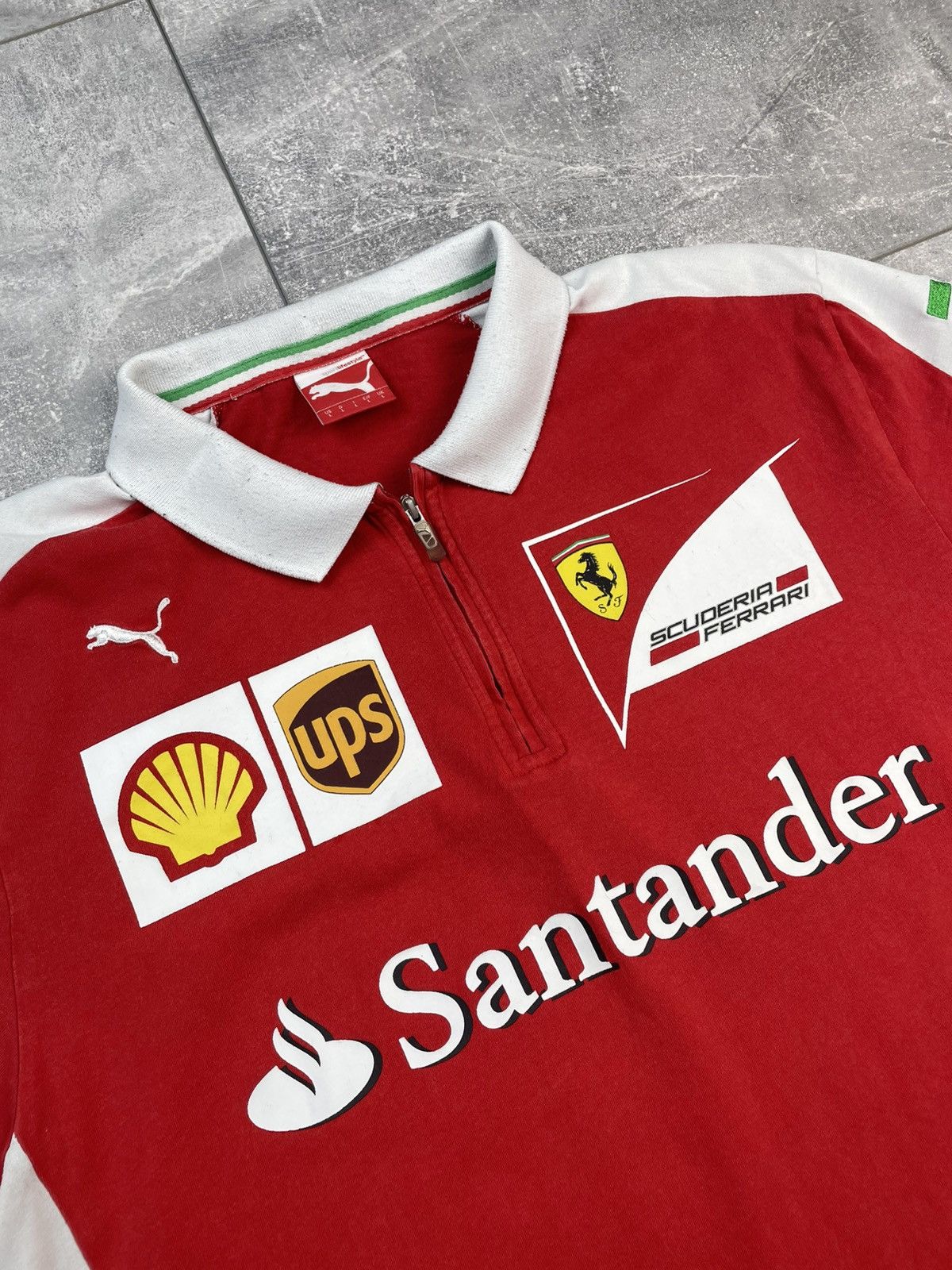 Formula 1 Puma Racing Ferrari Polo T-shirt Santander Formula 1 Size US L / EU 52-54 / 3 - 2 Thumbnail