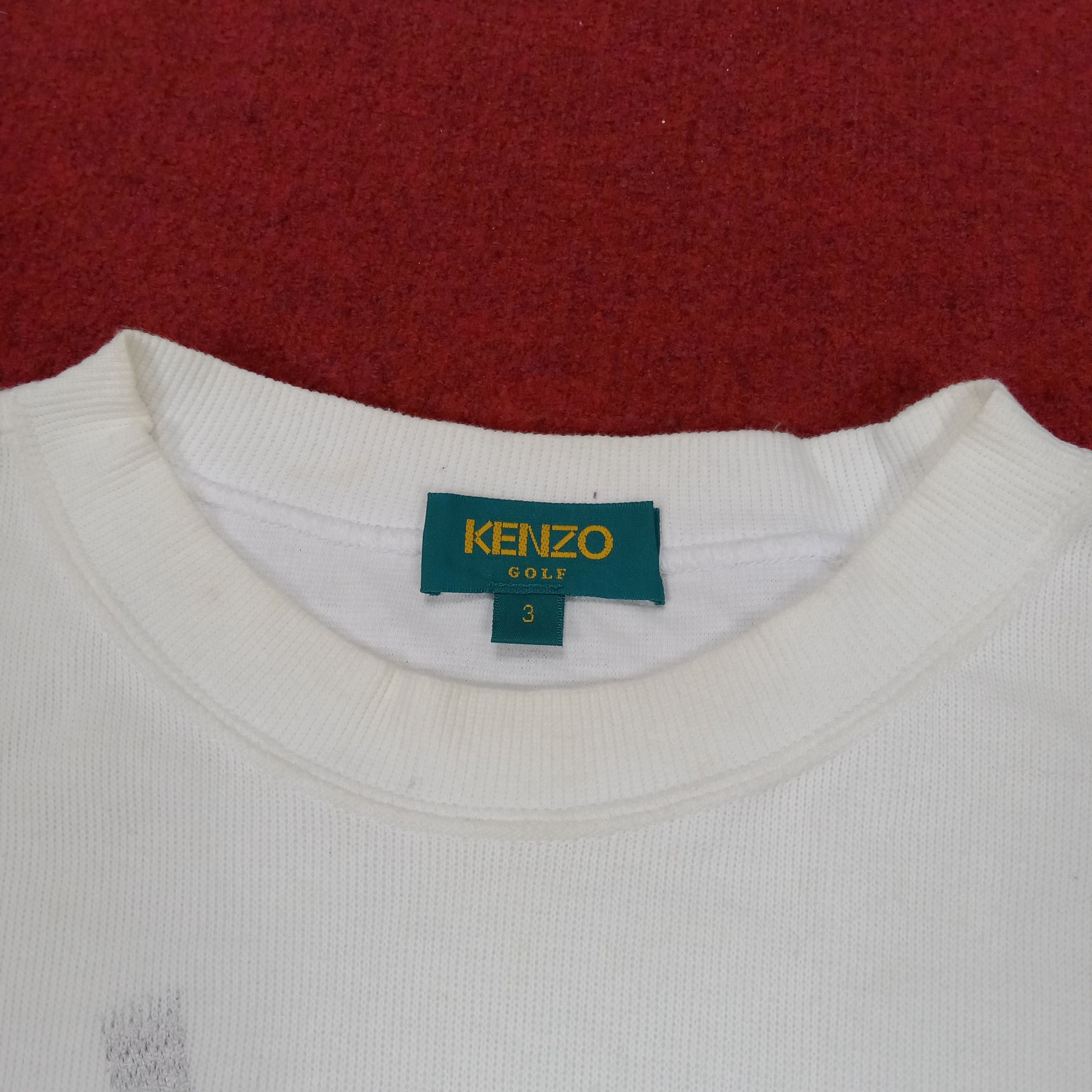Japanese Brand × Kenzo × Vintage Kenzo Golf Japanese Brand Streetwear Style Sweatshirt Size US L / EU 52-54 / 3 - 9 Thumbnail