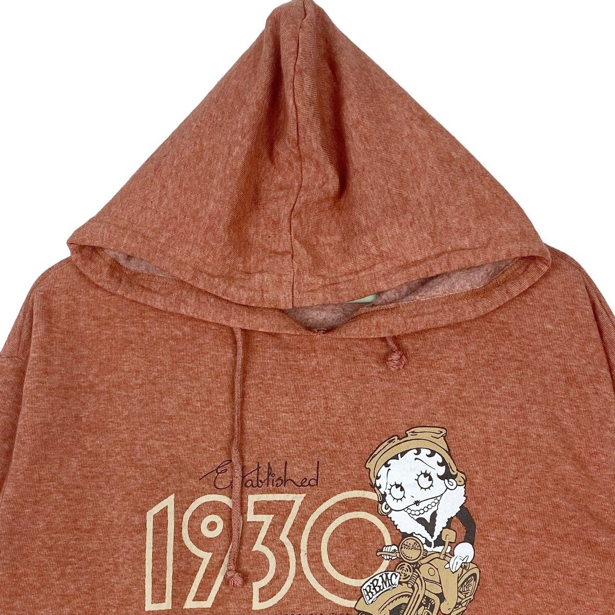 Designer × Vintage Betty Boop Hoodie Sweatshirt Big Logo Pullover Jumper Size L / US 10 / IT 46 - 2 Thumbnail