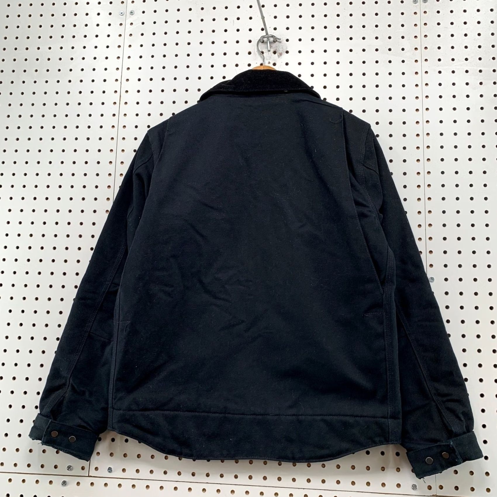 Carhartt Carhartt Detroit Canvas Jacket Mens Small Black Flannel Lined Workwear Size US S / EU 44-46 / 1 - 2 Thumbnail