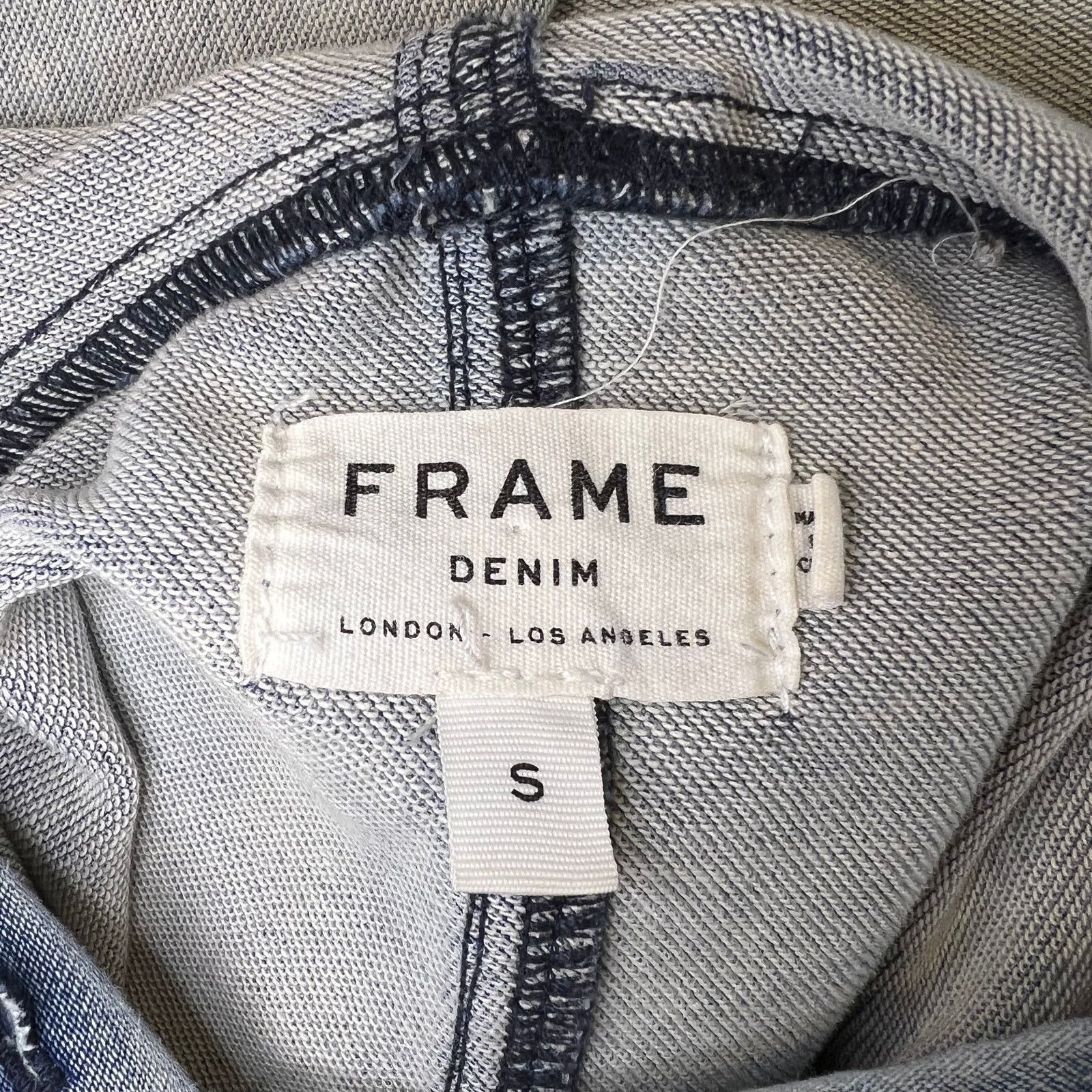 Frame Frame Women's Denim Cropped Hoodie Size S Size S / US 4 / IT 40 - 3 Thumbnail