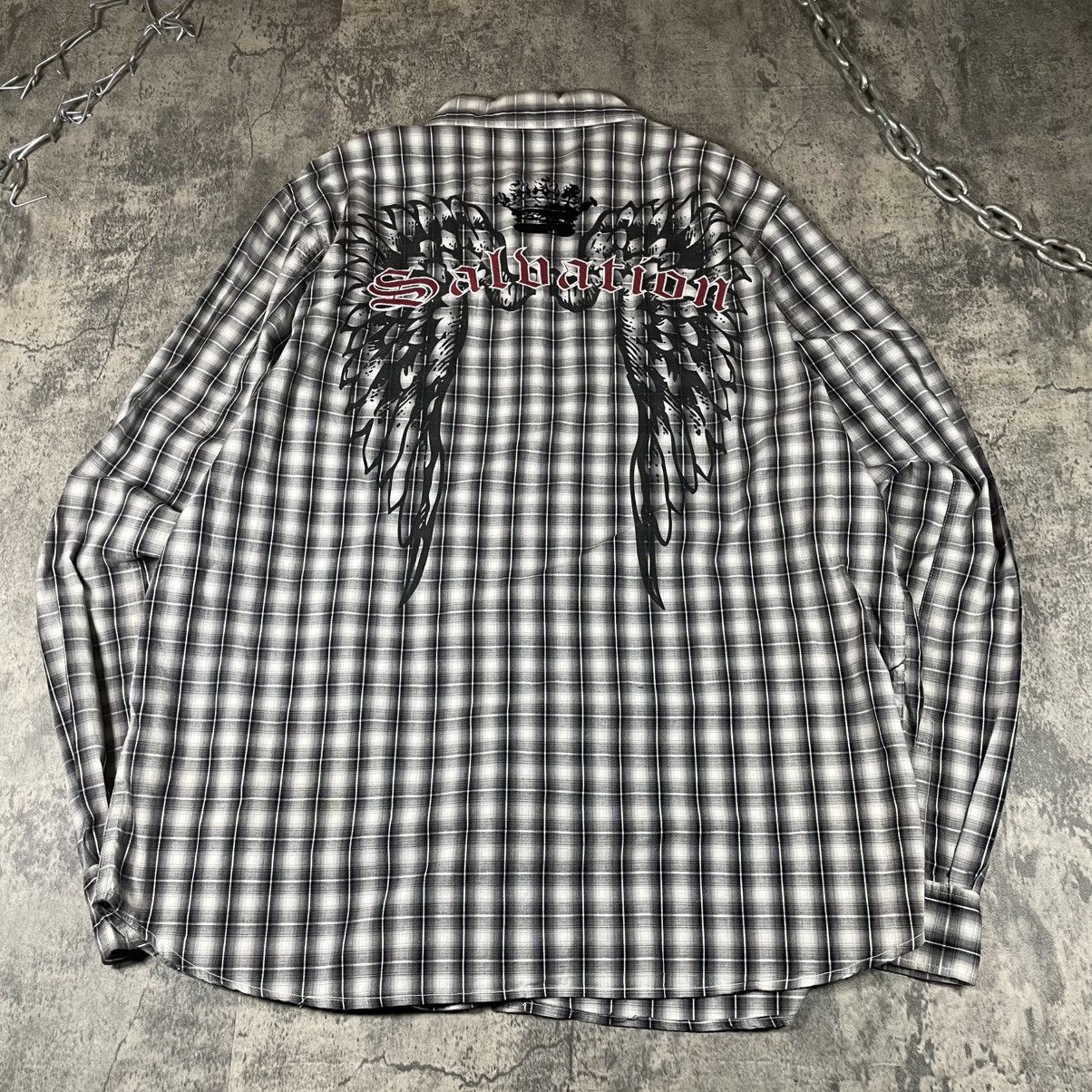 Other MMA Elite Y2K Affliction style Big Spell out Size US XXL / EU 58 / 5 - 1 Thumbnail