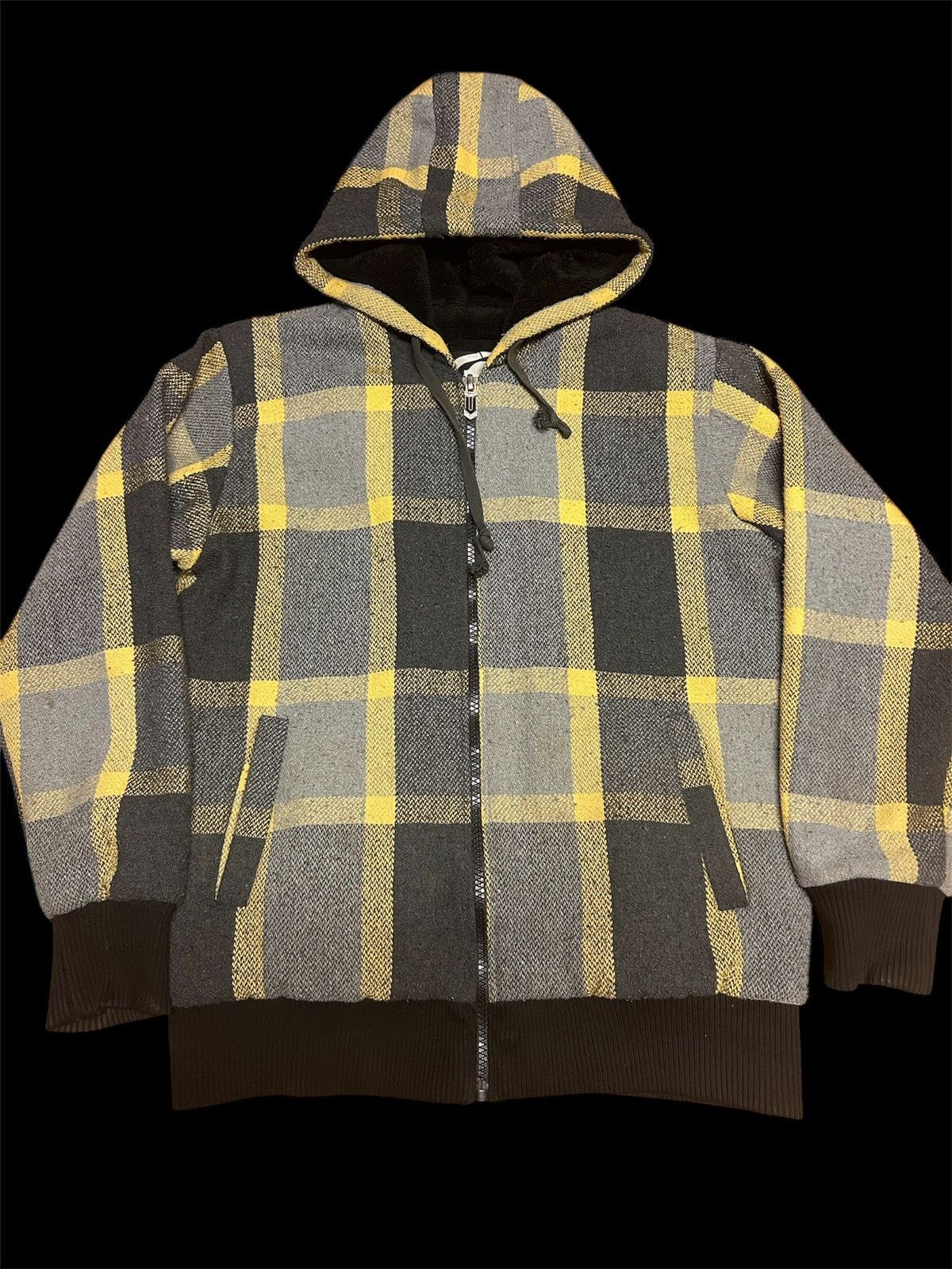 Ecko Unltd. × JNCO × Southpole Crazy Y2K Ecko UNLTD Heavy Checkered Zip Up Hoodie Size US L / EU 52-54 / 3 - 1 Thumbnail