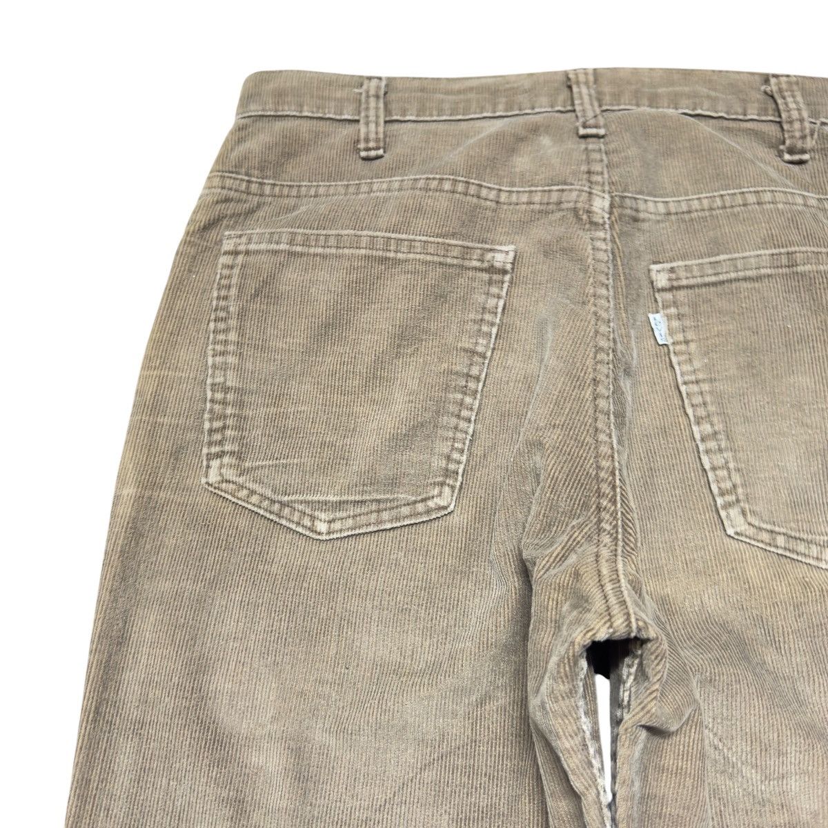 Levi's Vintage 70s Levis 646 Brown Corduroy Flare Jeans Size US 34 / EU 50 - 10 Thumbnail