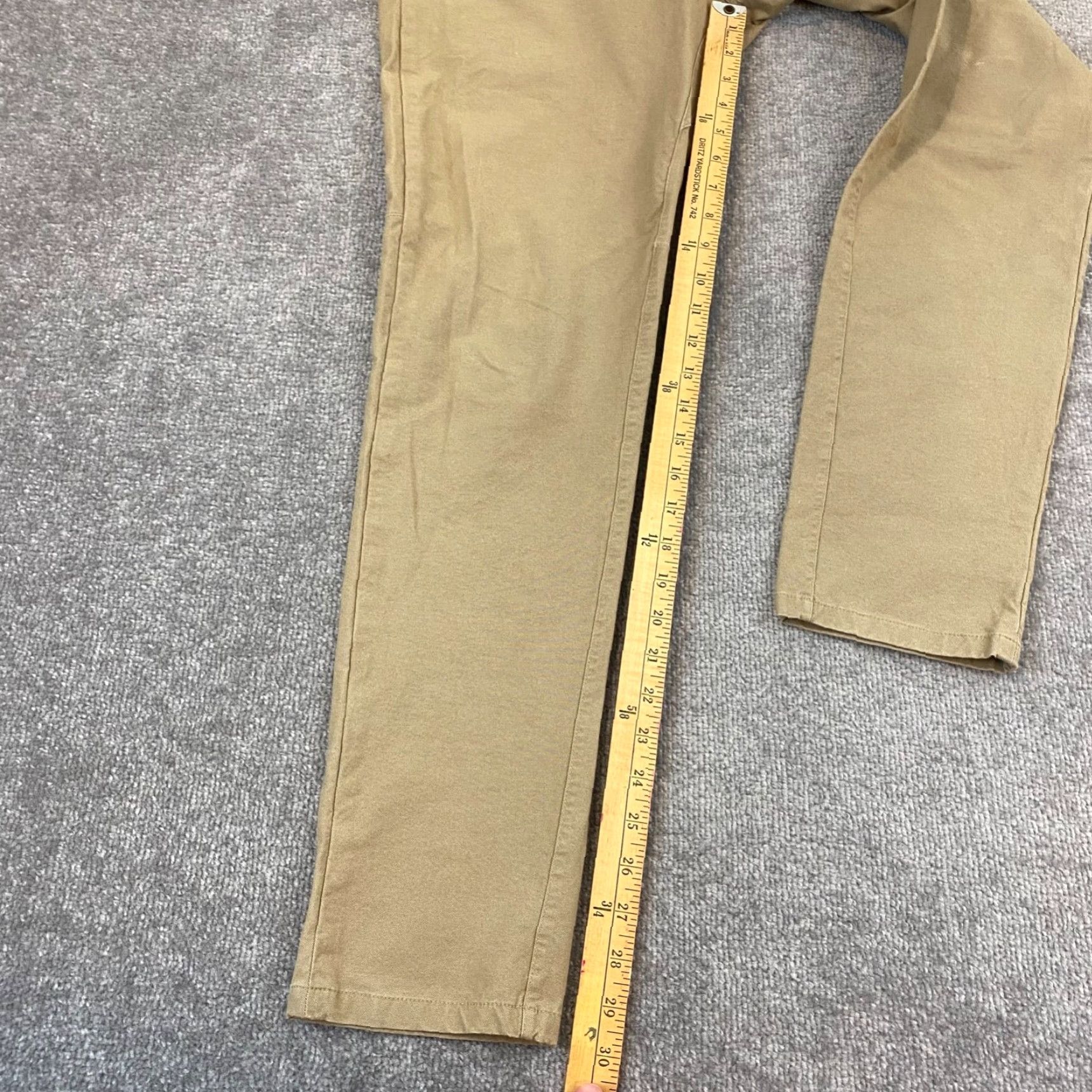 Lululemon Lululemon Commission Pants Mens 31 Light Brown Beige 31 x 30 Chino Khaki LM5AC0S Size US 31 - 5 Thumbnail