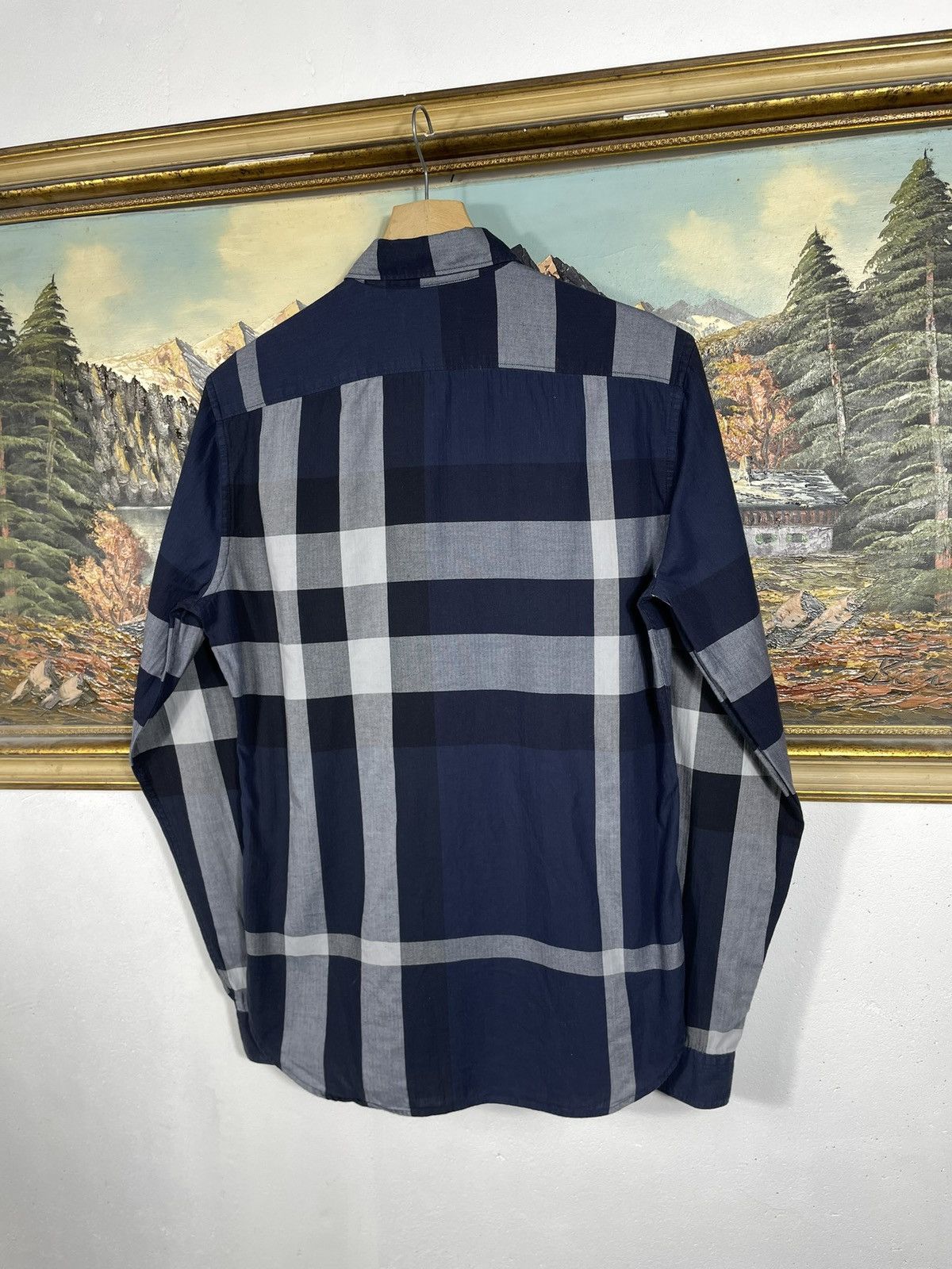 Burberry Burberry Blue Nova Check Checkered Shirt Old Money Luxury Size US S / EU 44-46 / 1 - 7 Thumbnail