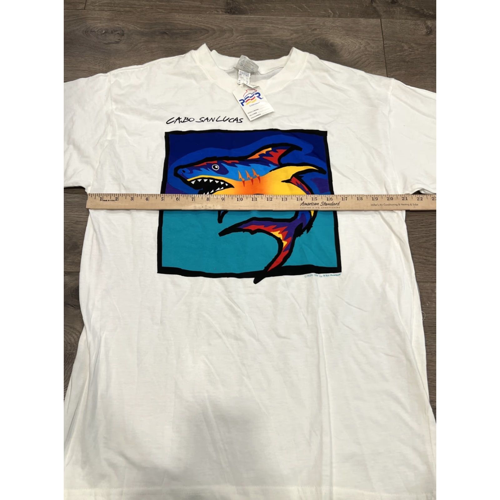 Vintage VINTAGE Peer Wear 90s Cabo San Lucas Graphic Button-Up Shirt Adult L White Mens NWT Size US L / EU 52-54 / 3 - 7 Thumbnail