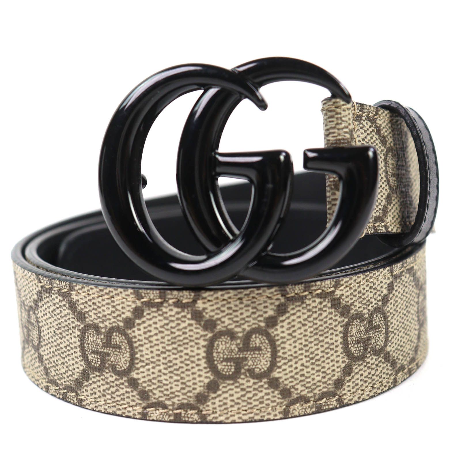 Gucci Gucci Gucci GG Marmont GG Supreme Belt Textile Belt 525040 DUTY FREE for USA Size ONE SIZE - 1 Thumbnail
