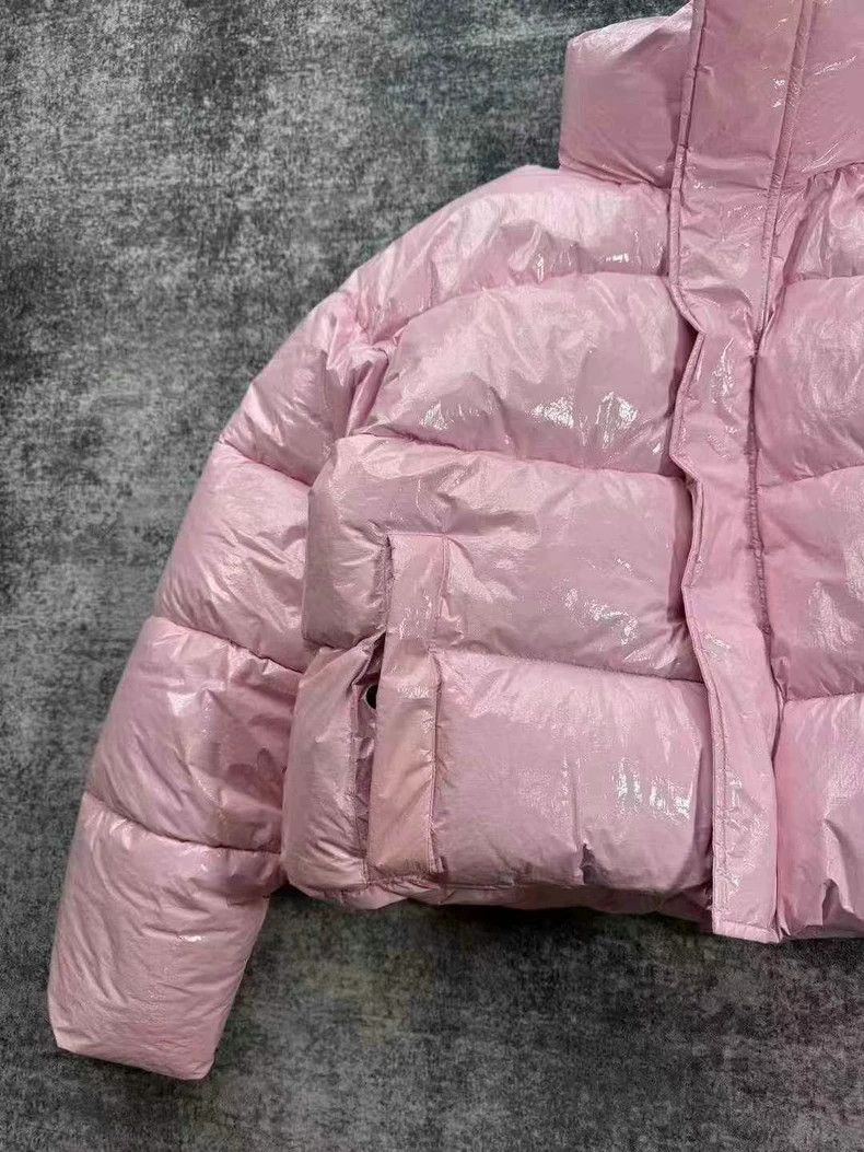 Balenciaga Balenciaga size 34 Pink Glossy Down Jacket Size M / US 6-8 / IT 42-44 - 3 Thumbnail