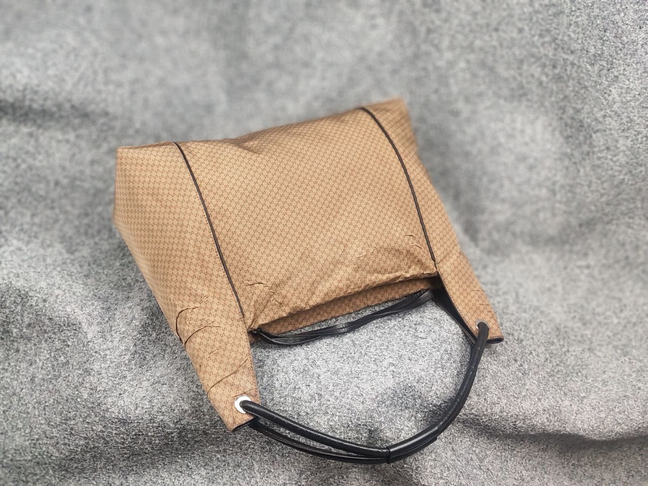 Gucci Gucci Vintage Monogram GG Zip Nylon hobo shoulder Bag defect Size ONE SIZE - 17 Thumbnail