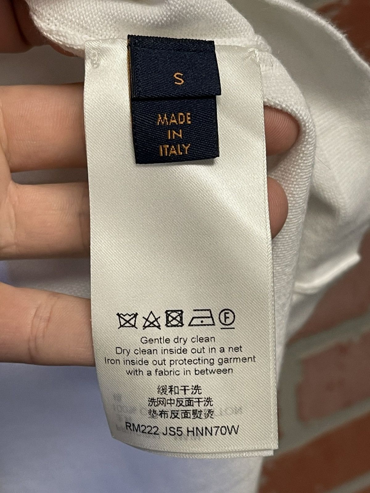 Louis Vuitton Size S - Louis Vuitton White & Blue Logo Intarsia T-Shirt Size US S / EU 44-46 / 1 - 11 Thumbnail