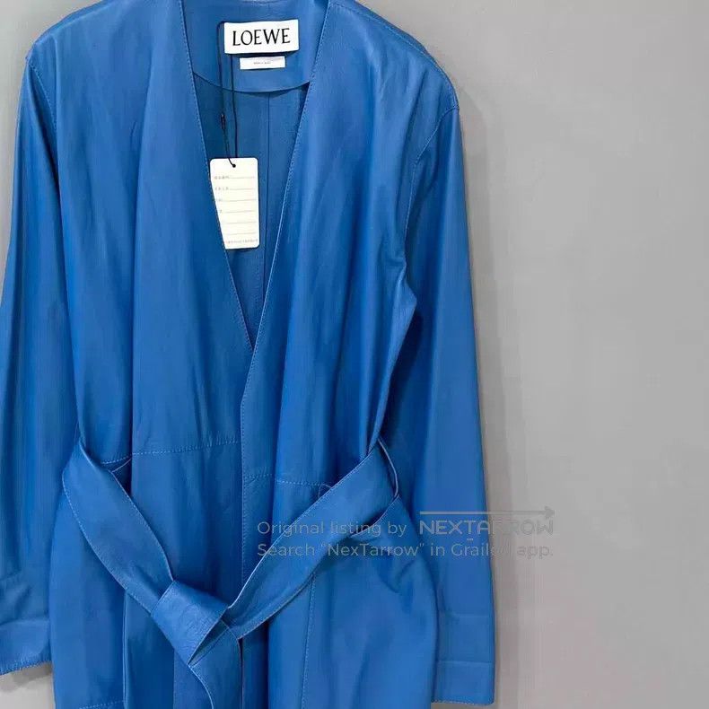 Loewe Loewe Heavy Duty Long Leather Windbreaker Jacket Size XS / US 0-2 / IT 36-38 - 2 Thumbnail