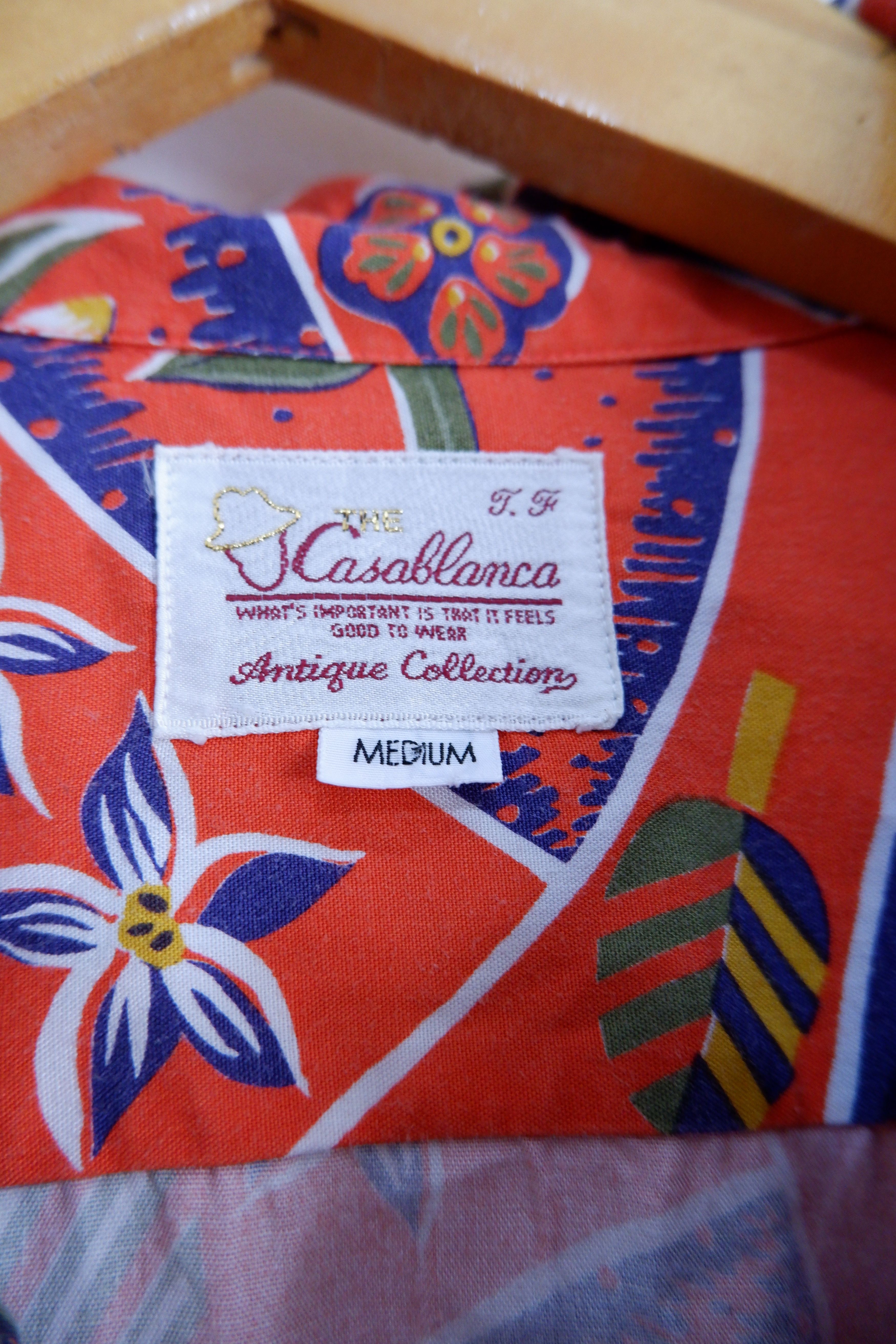 Japanese Brand Vintage THE CASABLANCA Open Collar Rayon Hawaiian Shirt Size US M / EU 48-50 / 2 - 6 Thumbnail