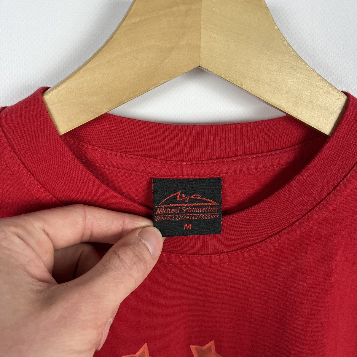 Vintage Vintage Michael Schumacher F1 Ferrari racing tee 90’s Size US M / EU 48-50 / 2 - 4 Thumbnail