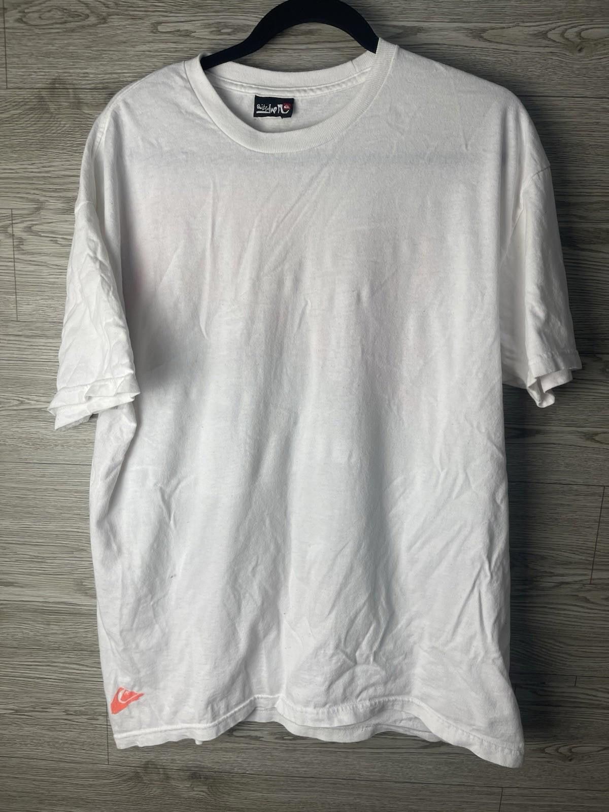 Quiksilver Quicksilver Men's Large Vintage Y2K Skate Surf Orange White Size US L / EU 52-54 / 3 - 2 Thumbnail