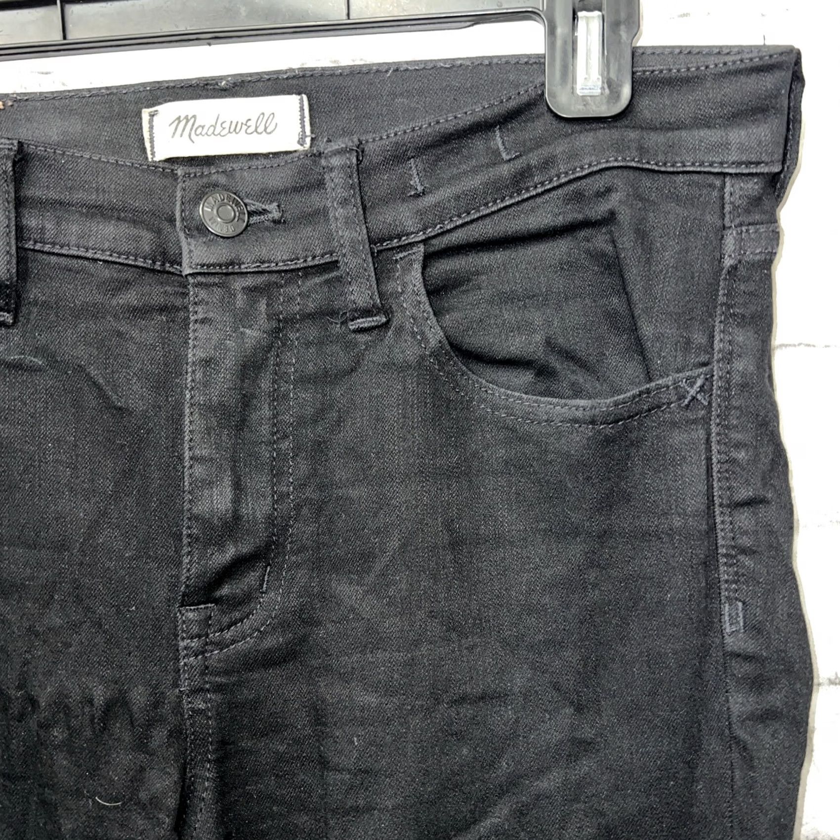 Madewell Madewell Roadtripper Jeans Womens Size 28x26 Black Stretchy Size 28" / US 6 / IT 42 - 2 Thumbnail