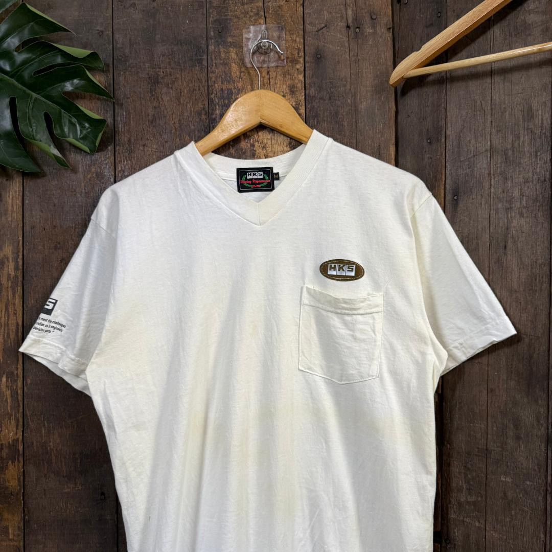 Vintage Vintage HKS Racing Tshirt Size US M / EU 48-50 / 2 - 2 Thumbnail