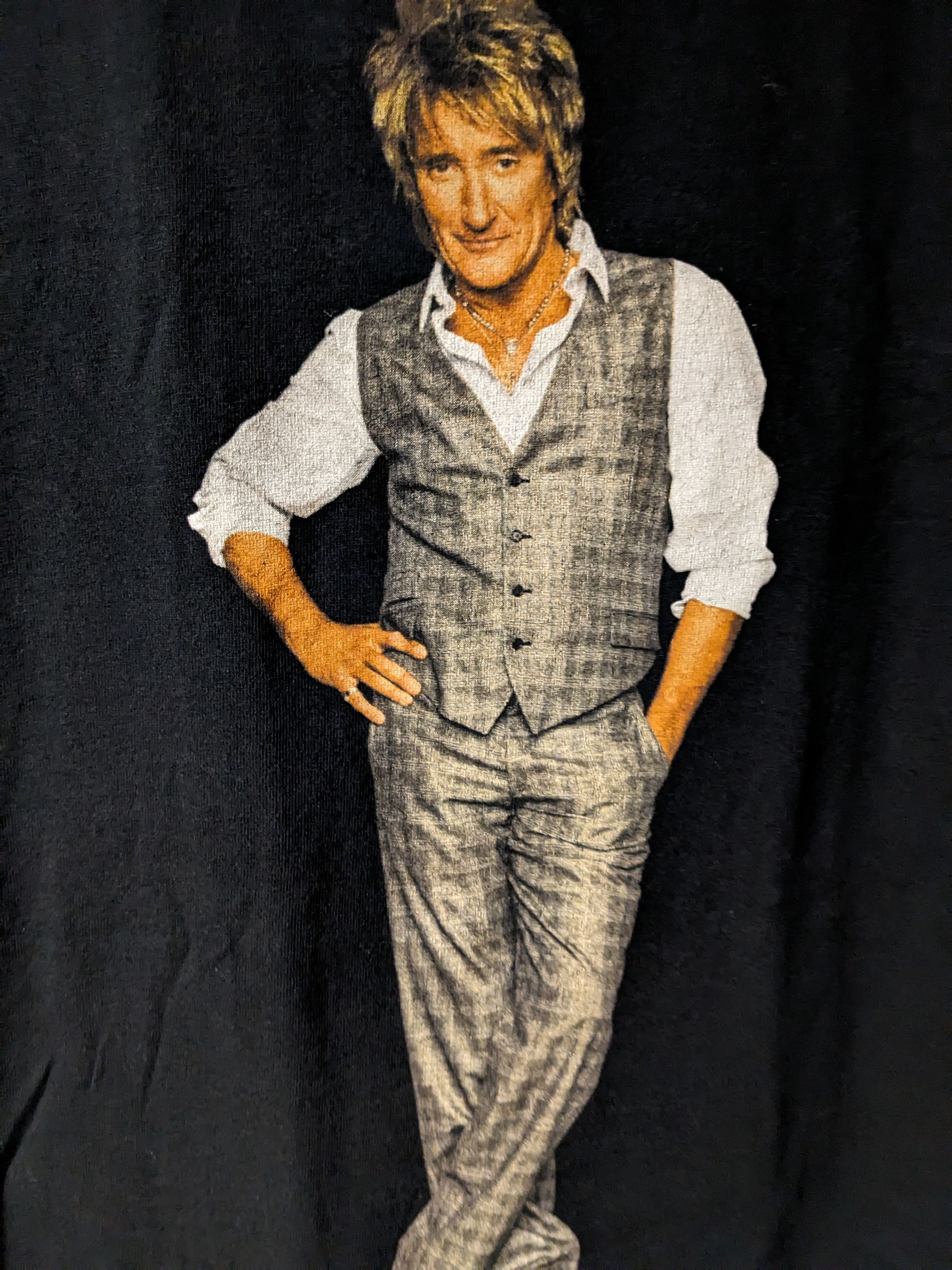 Band Tees × Vintage Vintage 2007 Rod Stewart Rockin in the Round Medium T-Shirt Size US M / EU 48-50 / 2 - 2 Thumbnail