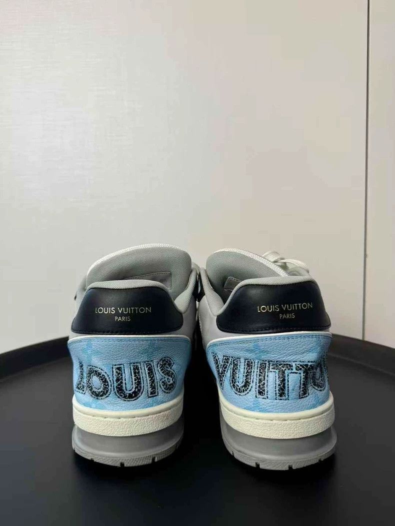 Louis Vuitton Louis Vuitton Blue Velcro Sneakers Size US 9.5 / EU 42-43 - 4 Thumbnail