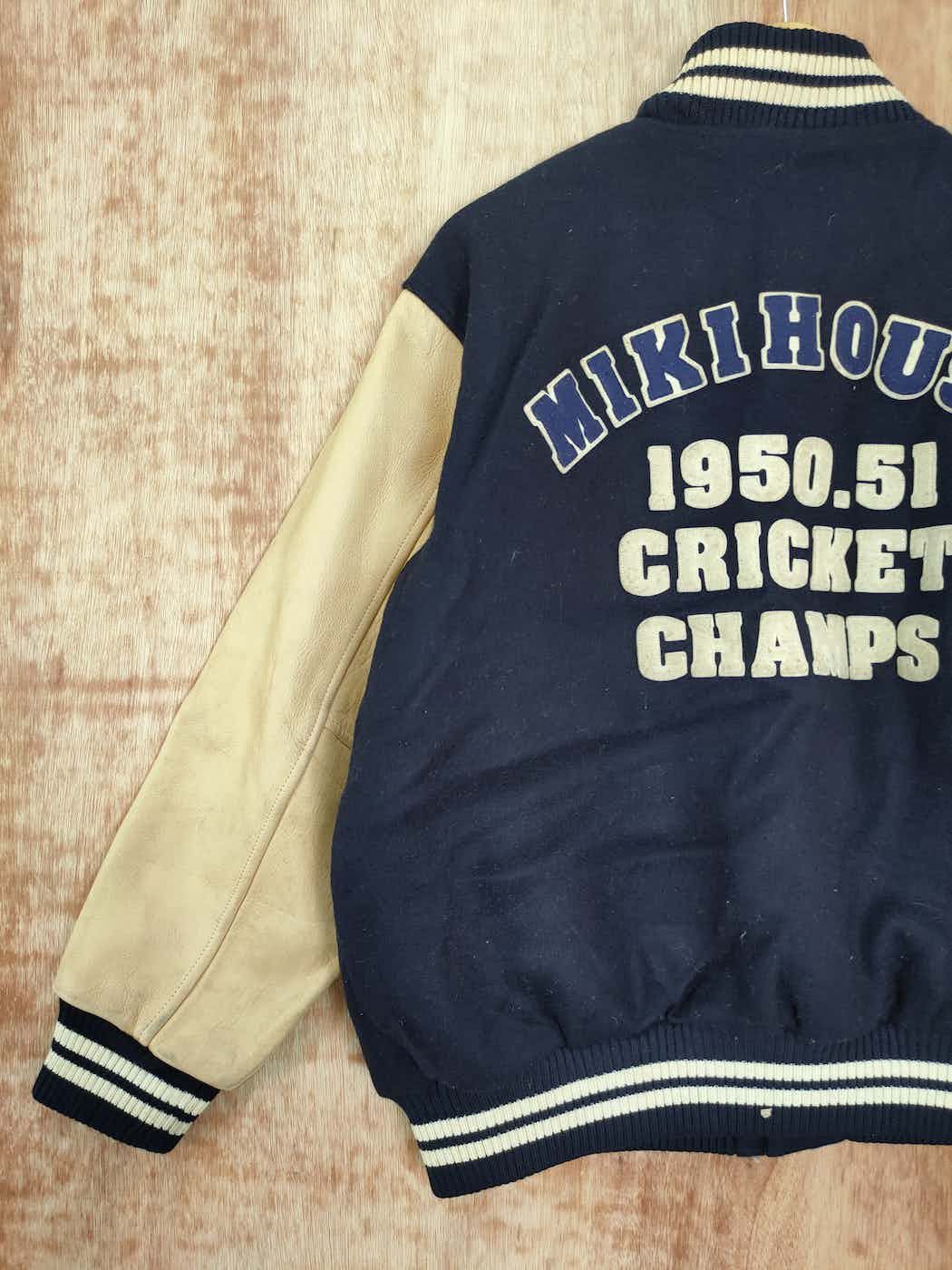 Japanese Brand Miki House Cricket Champ varsity Vtg wool jacket #4104 DLAL Size US M / EU 48-50 / 2 - 11 Thumbnail