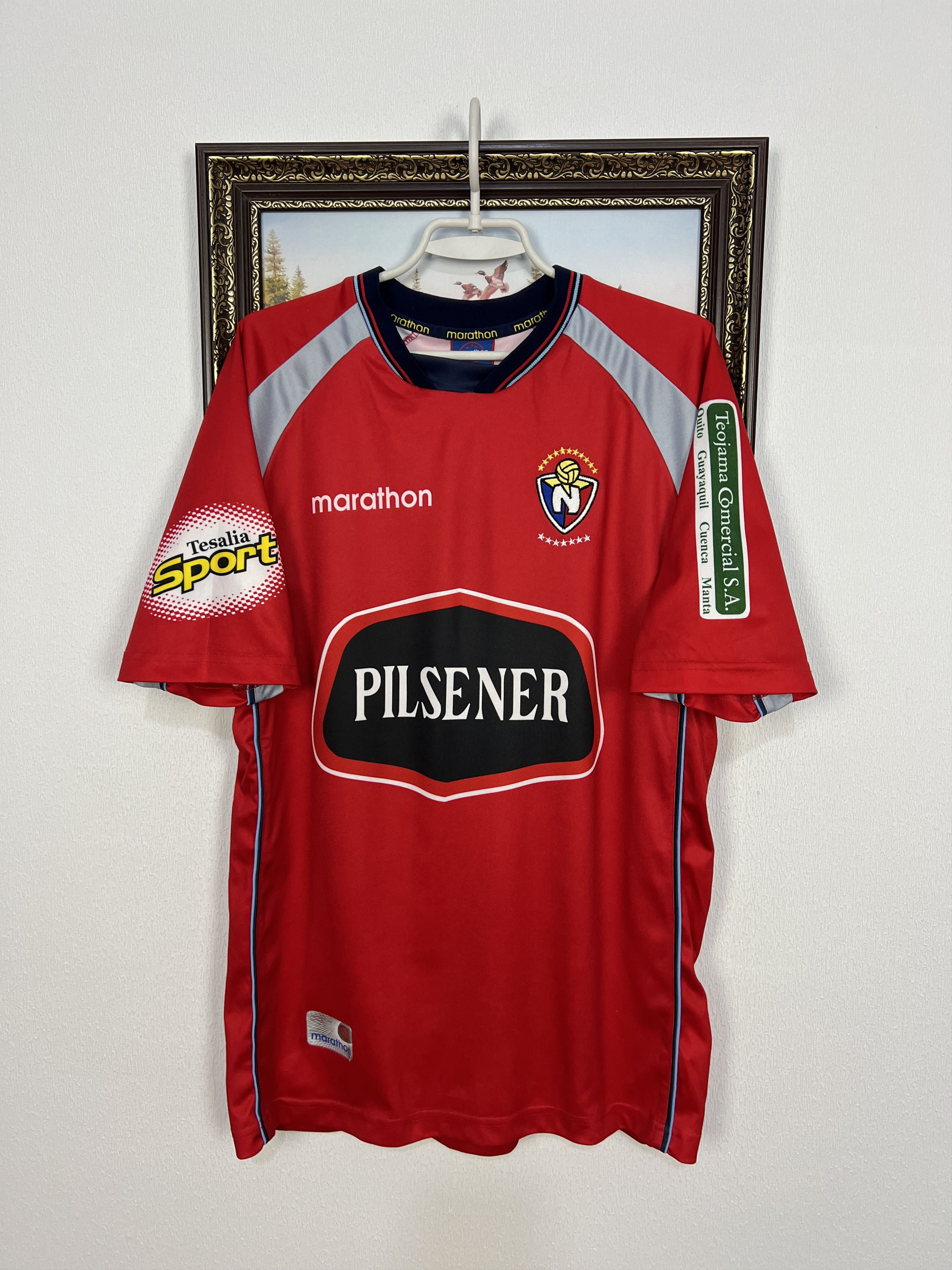 Vintage El Nacional de Quito Home football shirt 2003 Marathon Mens Size US M / EU 48-50 / 2 - 1 Thumbnail
