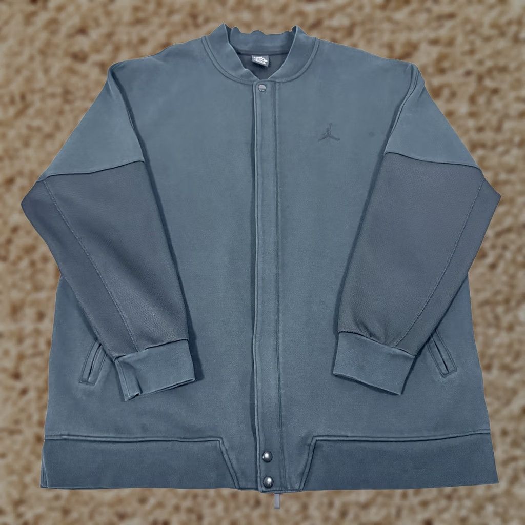Nike Nike Air Jordan Long Sleeve Full-Zip Varsity Jacket Mens 3XL Navy Blue Size US XXL / EU 58 / 5 - 1 Thumbnail
