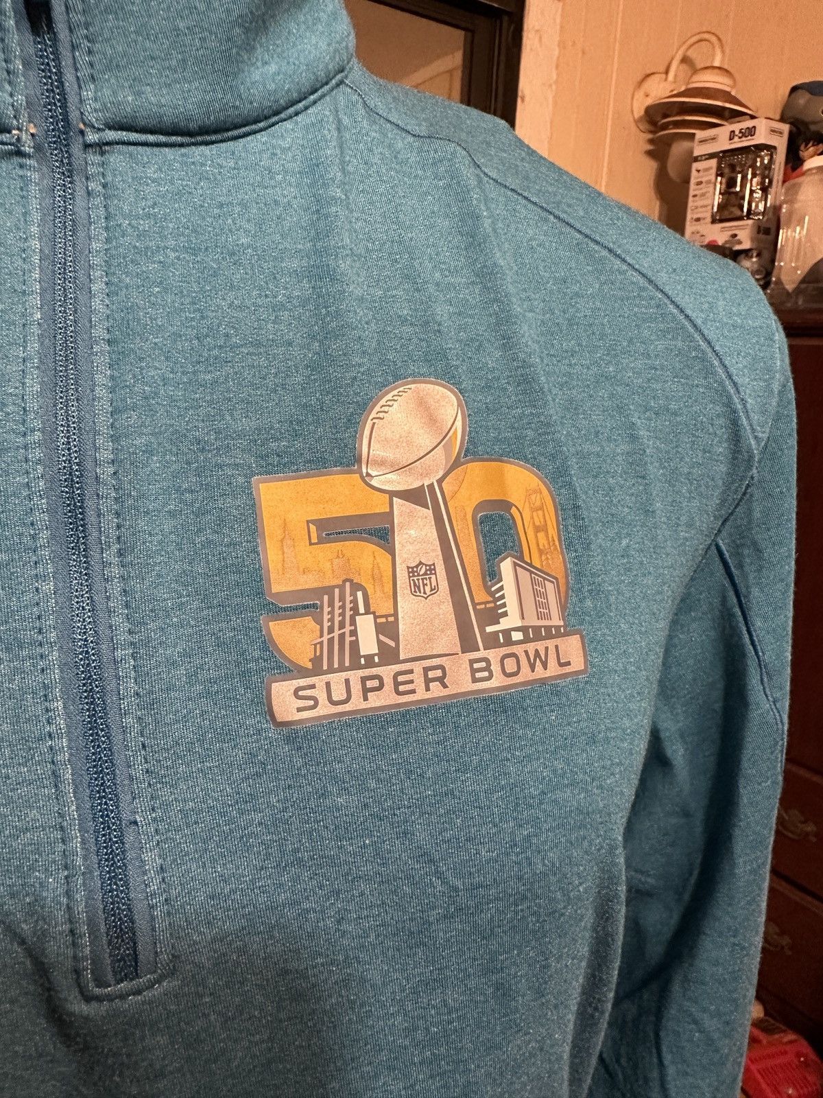 Nike New Nike NFL Super Bowl 50 Performance Men's S Shirt Blue Size US S / EU 44-46 / 1 - 3 Thumbnail