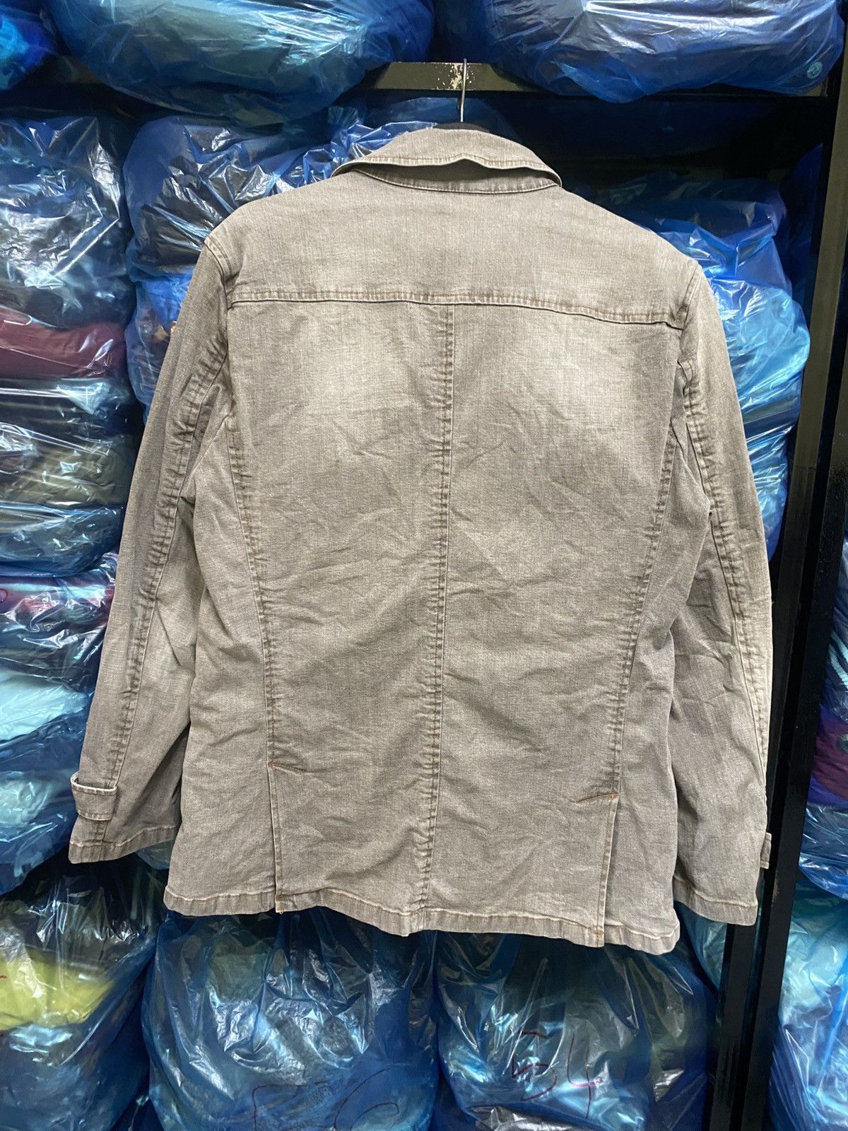 Burberry Burberry Black Label Grey Cotton Blend Casual Jacket Size M / US 6-8 / IT 42-44 - 8 Thumbnail