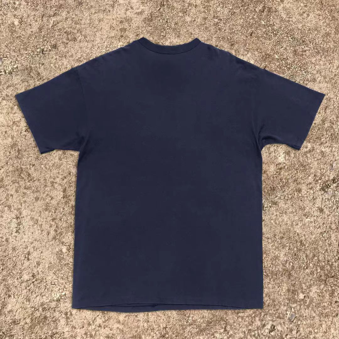Japanese Brand × Vintage Blue street loose retro orange print t-shirt Size US M / EU 48-50 / 2 - 2 Thumbnail