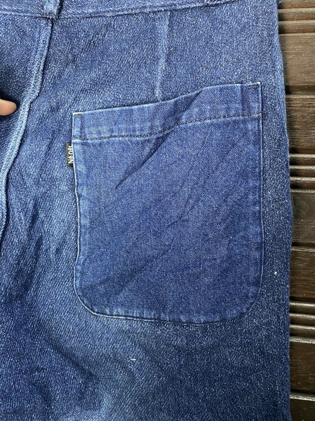 Issey Miyake Rare Ne-Net Designer By Issey Miyake Crop Jeans Size 28" / US 6 / IT 42 - 5 Thumbnail