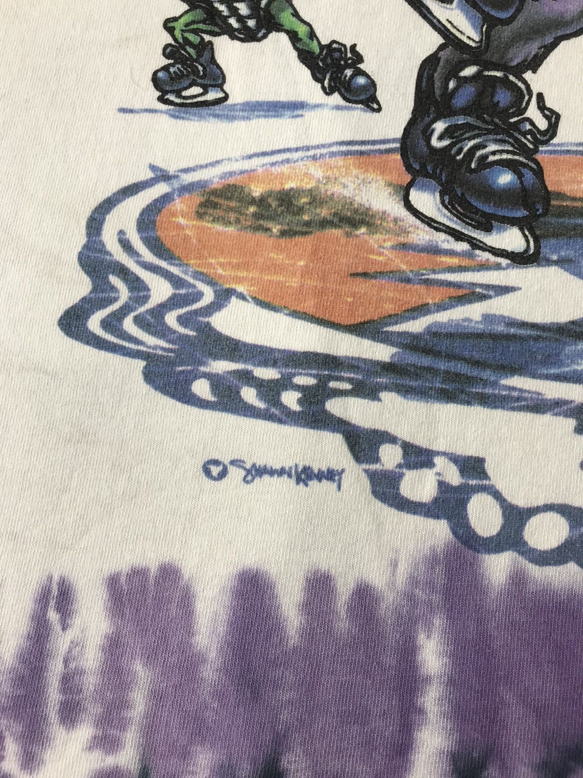 Grateful Dead 90s Liquid Blue The Grateful Dead Steal Your Faceoff Tie Dye Size US M / EU 48-50 / 2 - 7 Thumbnail