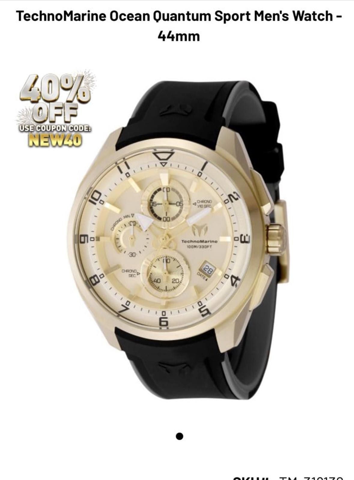 TechnoMarine Techno marine watch men’s Size ONE SIZE - 1 Thumbnail