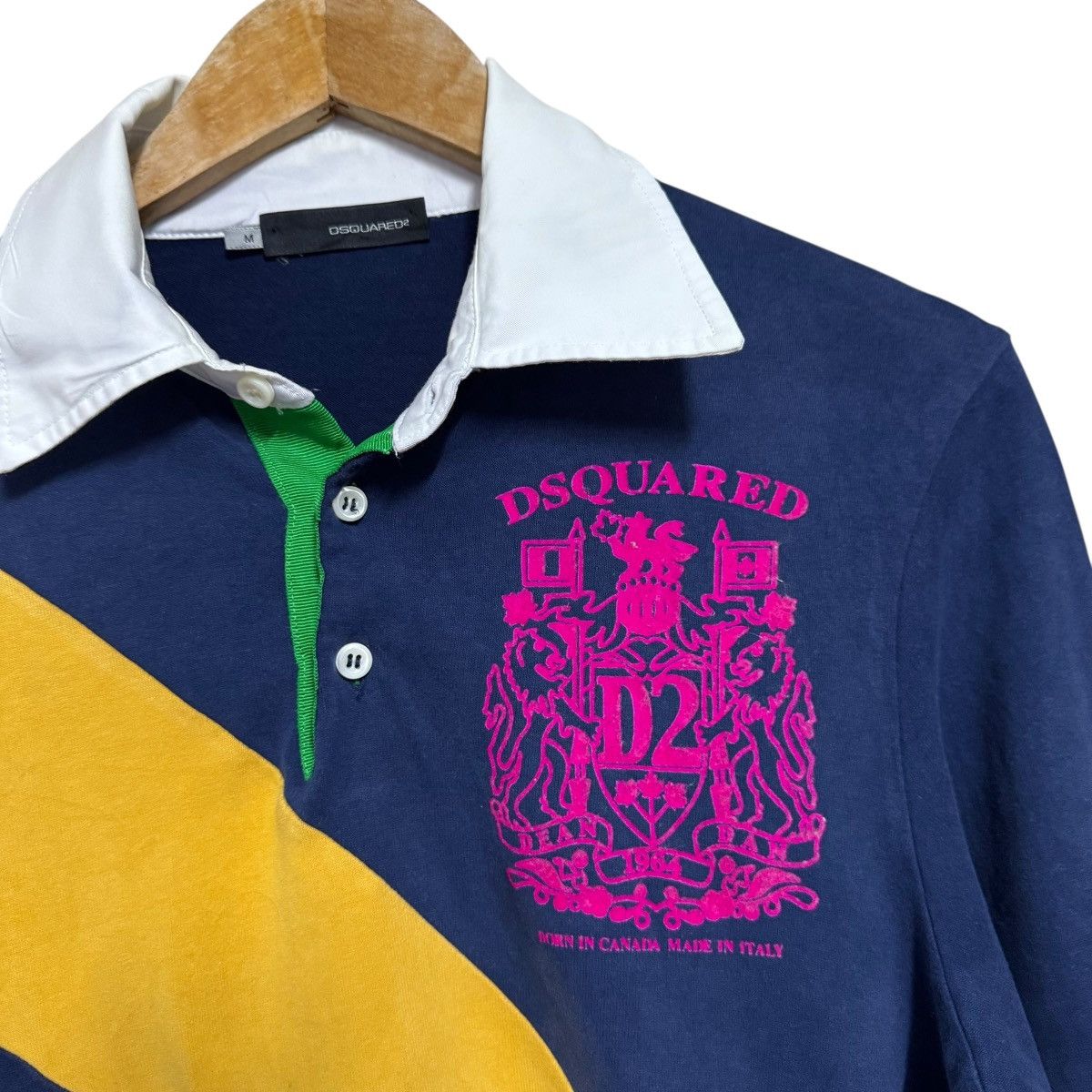 Dsquared2 Dsquared2 Multicolour Rugby Polo Shirt Size US M / EU 48-50 / 2 - 4 Thumbnail