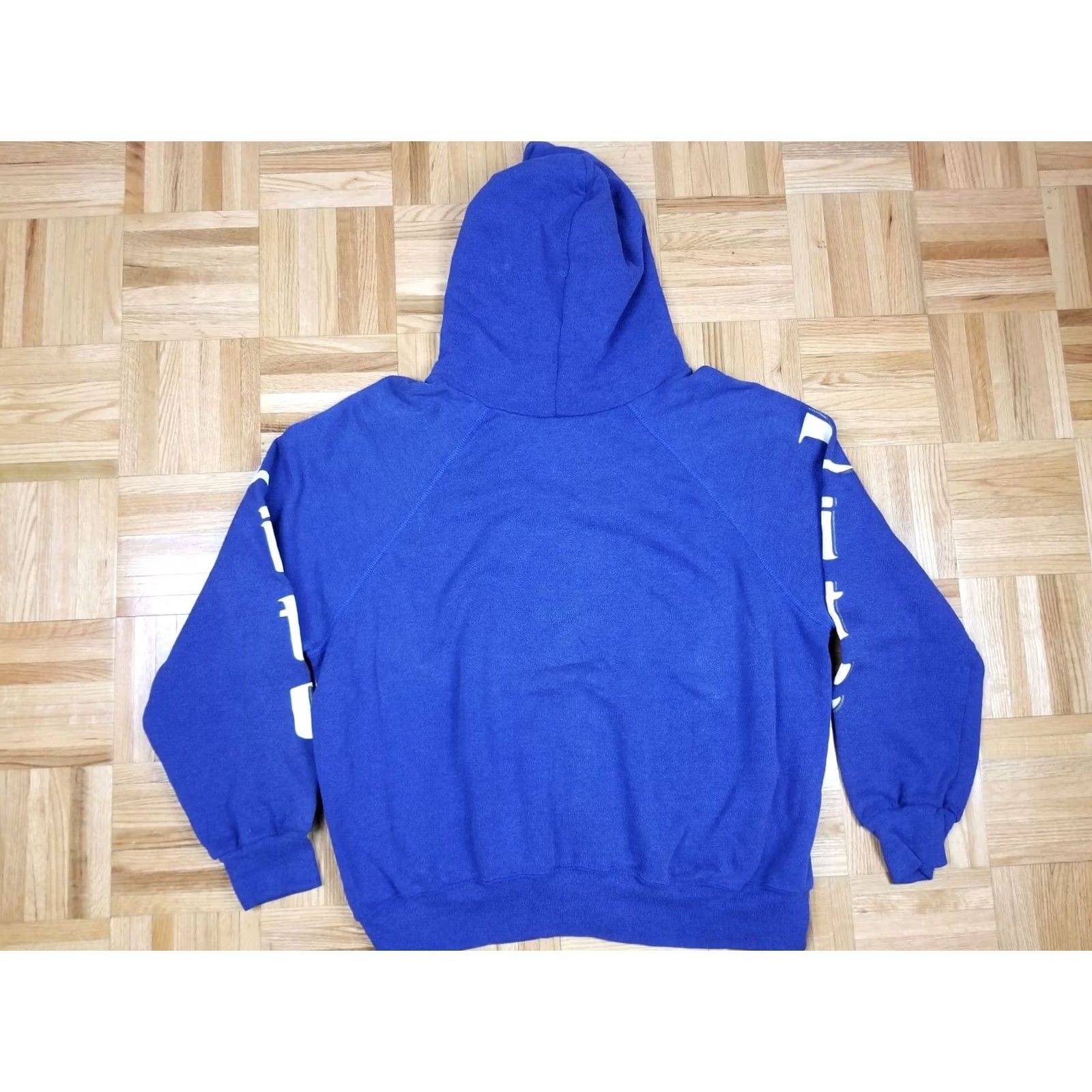 Vintage VINTAGE 80' PILSNER LIGHT BEER PROMO BLUE HOODY HOODIE SWEATSHIRT XLARGE SHIRT Mens Size US XL / EU 56 / 4 - 7 Thumbnail
