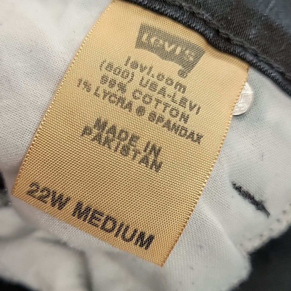 Levi's Levi Black Jeans Women's Boot Cut 512 Perfectly Shaping 22W Size 42" / US 20 - 8 Thumbnail