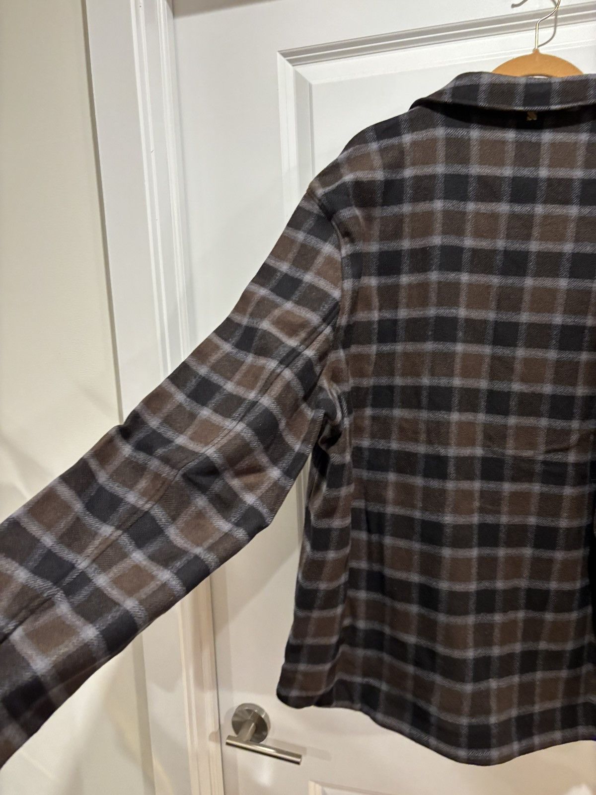 Billy Reid NWT Billy Reid Shirt Jacket Men's Wool XXL 2XL Olive Plaid Size US XXL / EU 58 / 5 - 11 Thumbnail