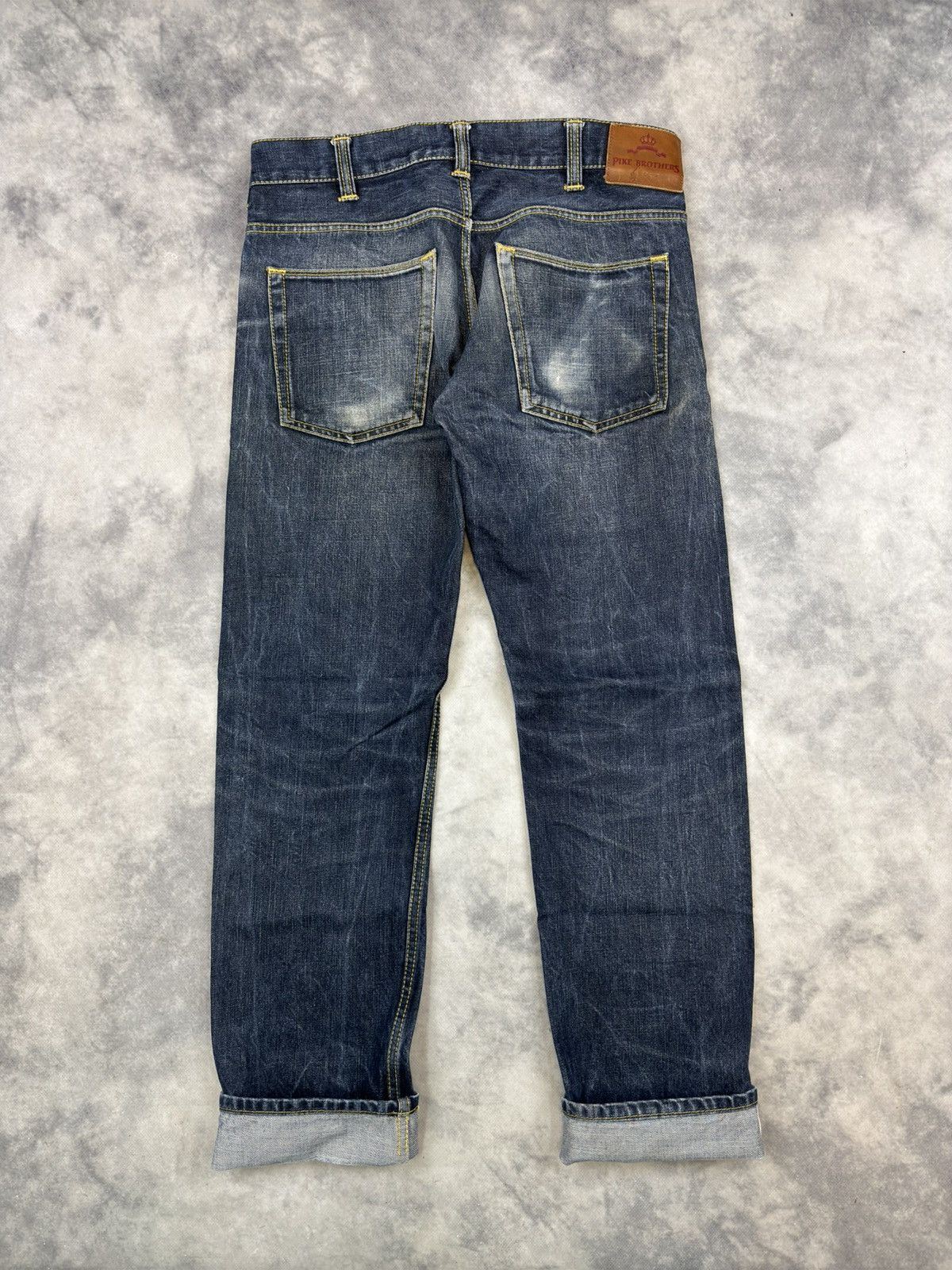 Japanese Brand Vintage y2k Pike Brothers selvedge roamer indigo rare denim Size US 32 / EU 48 - 5 Thumbnail