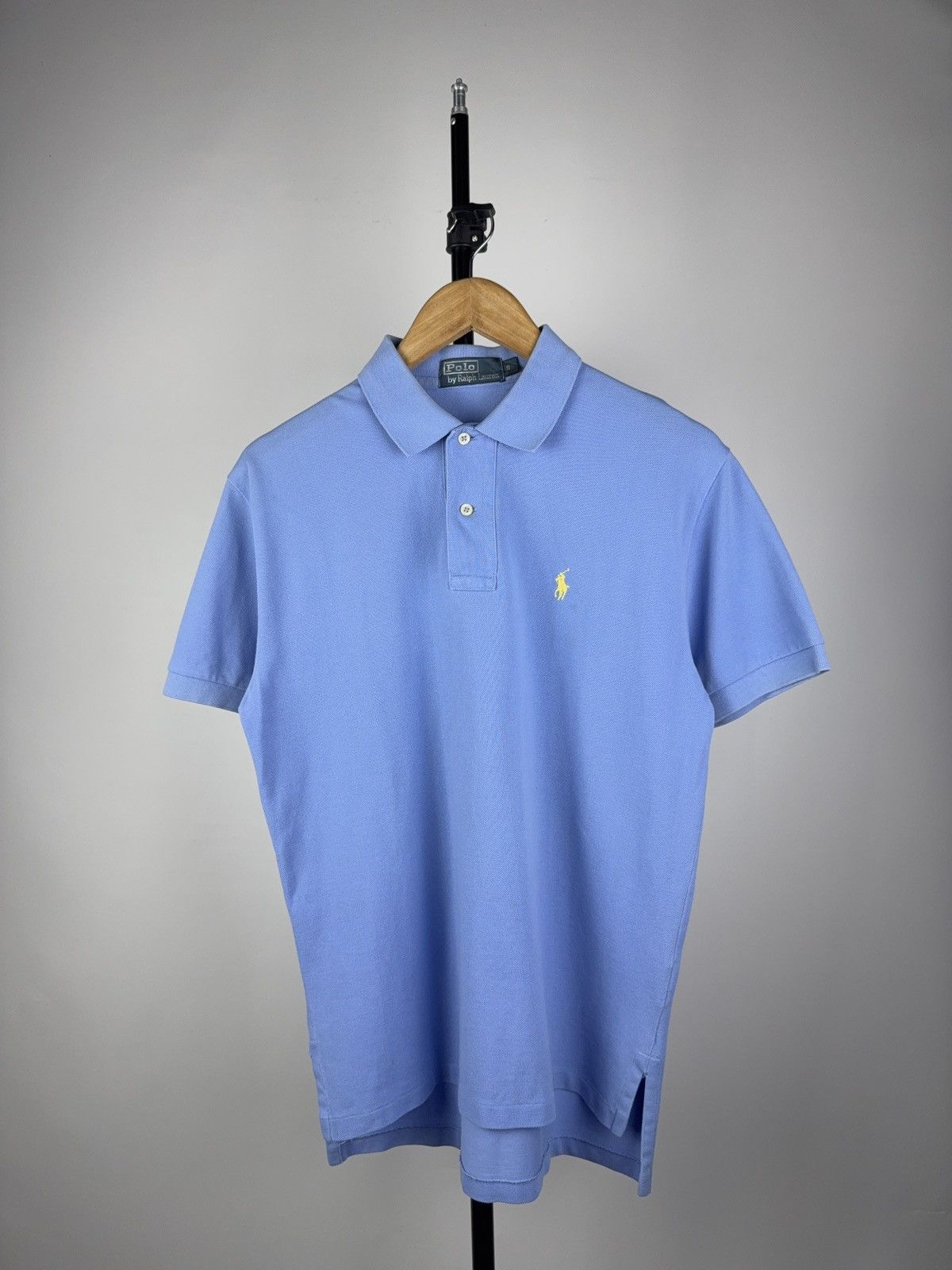 Polo Ralph Lauren × Vintage 🔥 Vintage Polo Ralph Lauren Polo T Shirt Rugby Blue 90s Size US S / EU 44-46 / 1 - 1 Thumbnail