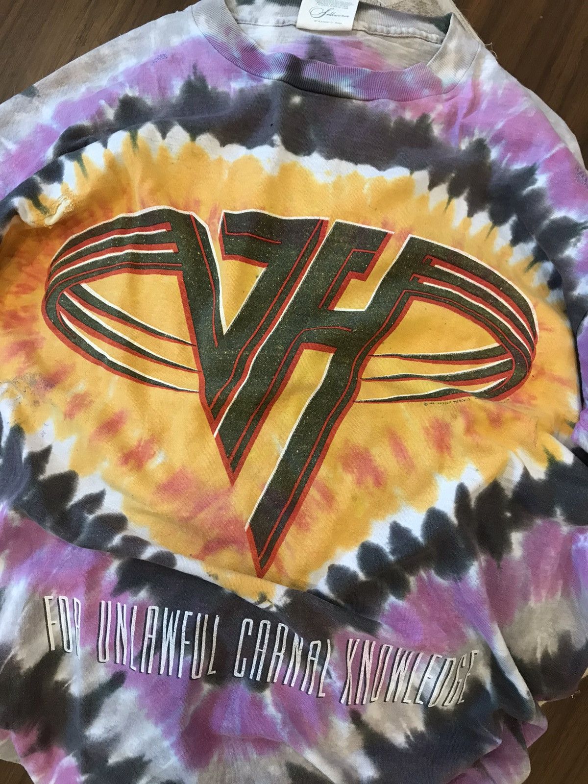 Band Tees × Vintage 90s Van Halen For Unlawful Carnal Knowledge Tshirt Size US XL / EU 56 / 4 - 3 Thumbnail