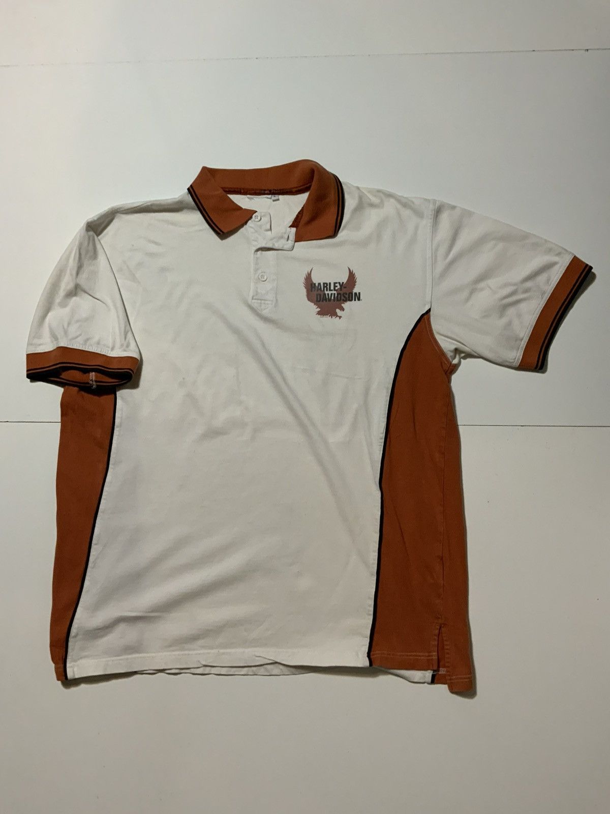 Harley Davidson Harley Davidson Motorcycles Eagle Myrtle Beach Polo Shirt Size US L / EU 52-54 / 3 - 2 Thumbnail