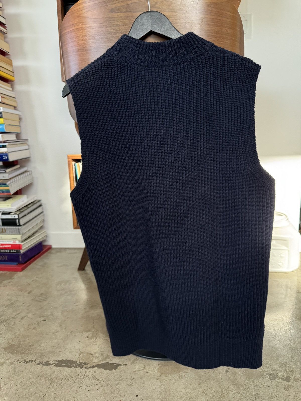 Marni 2020 Archive Navy Marni Vest Size US L / EU 52-54 / 3 - 4 Thumbnail