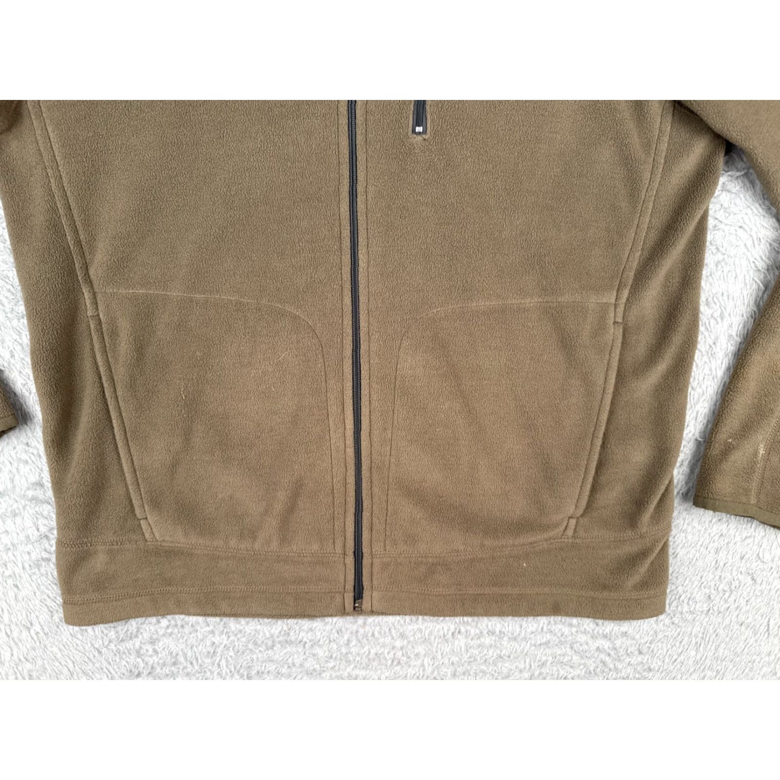 Vintage Greg Norman Jacket Men Small Beige Full Zip Hoodie Polyester Fleece Golf Golfer Size US S / EU 44-46 / 1 - 5 Thumbnail
