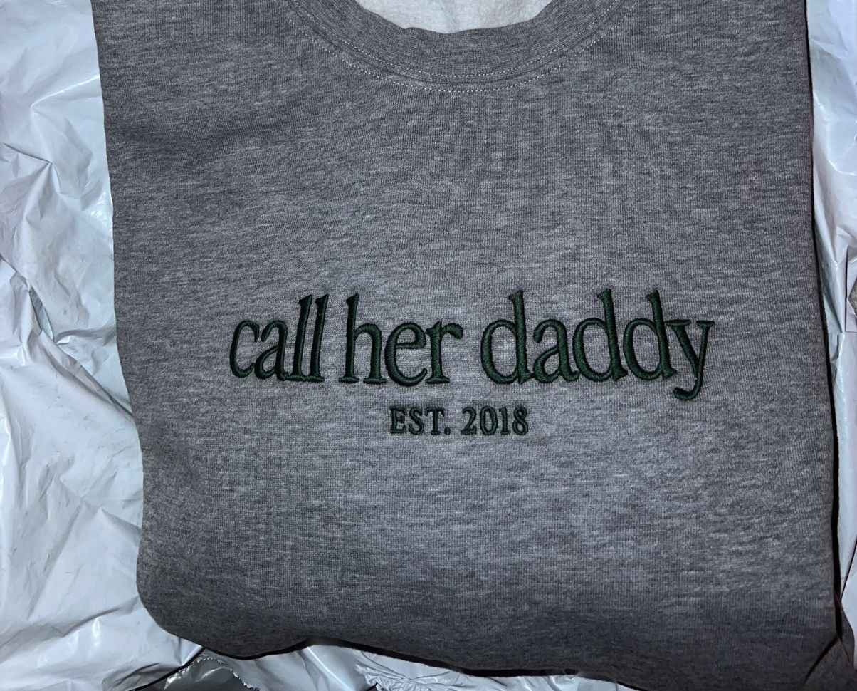 Sporty & Rich call her daddy 2018 heather barstool sports embroidered crew Size S / US 4 / IT 40 - 15 Thumbnail