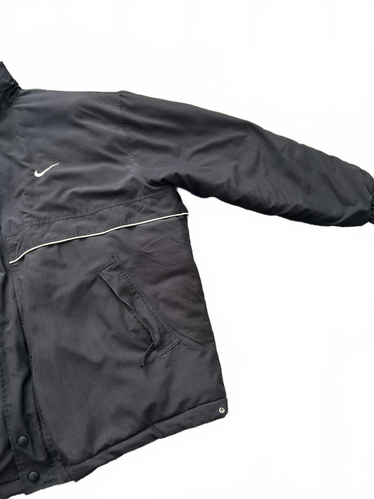Nike Vintage Nike Puffer Jacket Black USA-Made 90s Y2K Size US L / EU 52-54 / 3 - 2 Thumbnail